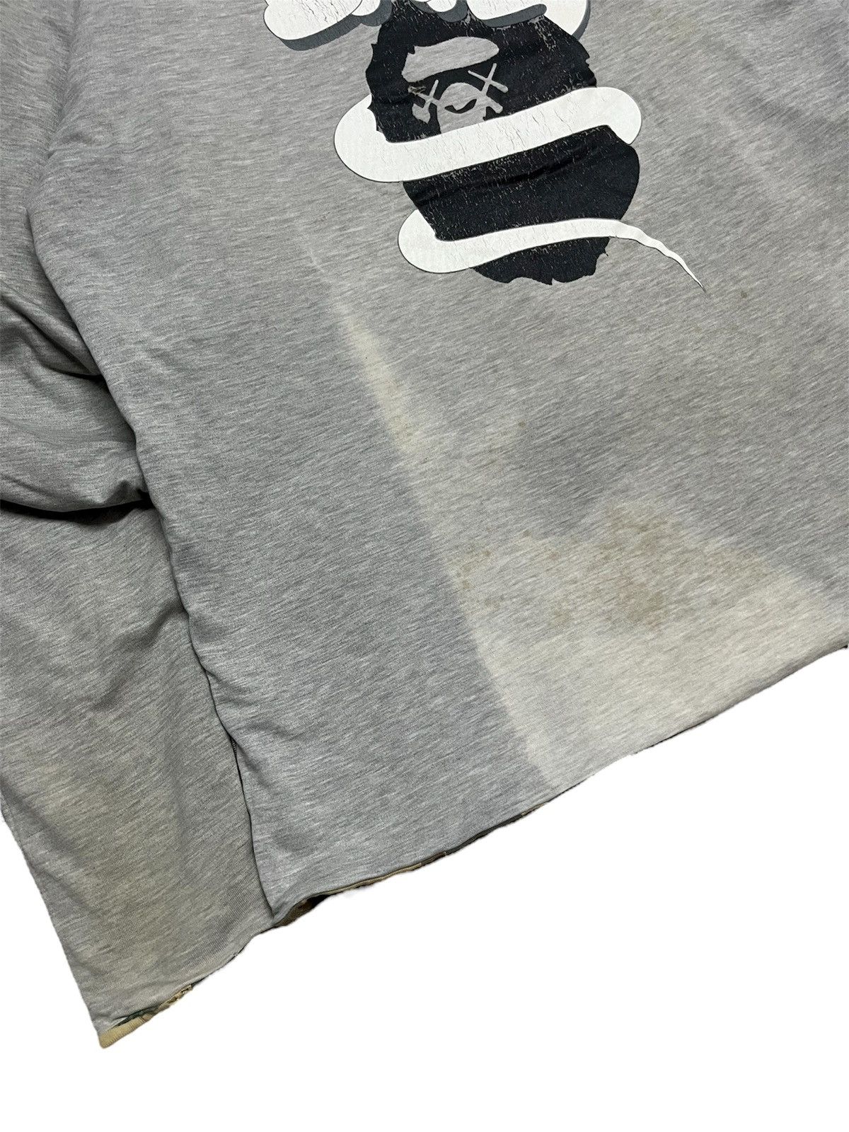 Bape × Kaws OG Bape x Kaws Camo Reversible L/S T-Shirt Distressed Size US M / EU 48-50 / 2 - 10 Thumbnail