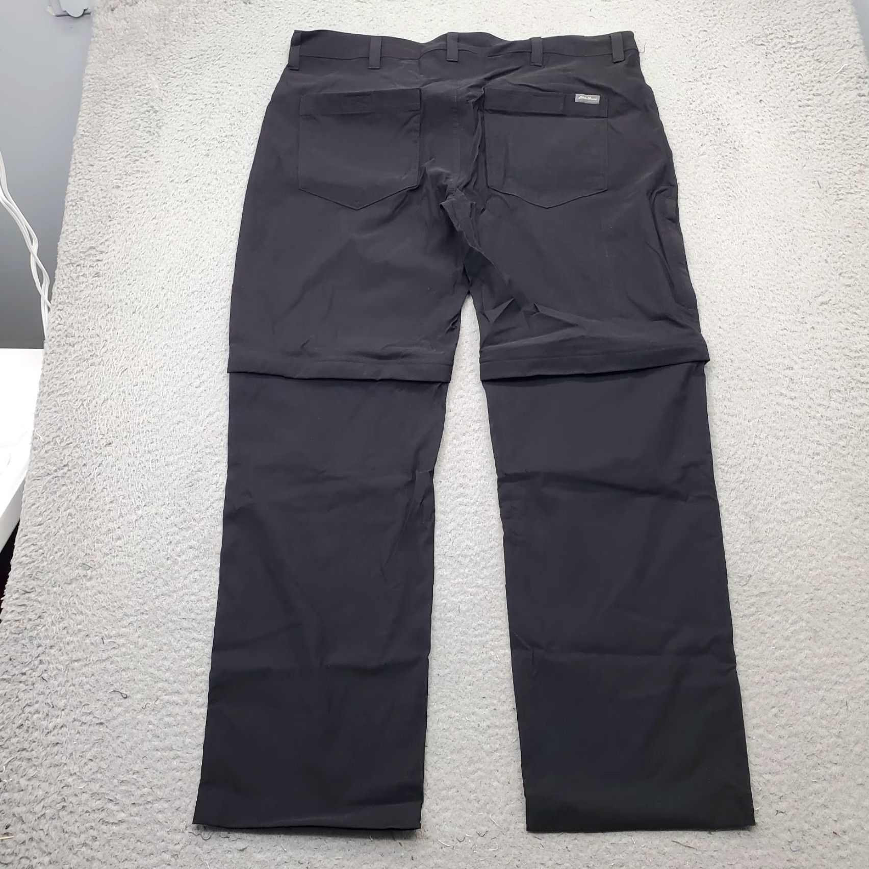 Eddie Bauer Eddie Bauer Mens Pants Cargo Convertible Tech 38x30 Black Outdoor Hiking 1537466 Size US 38 / EU 54 - 2 Thumbnail