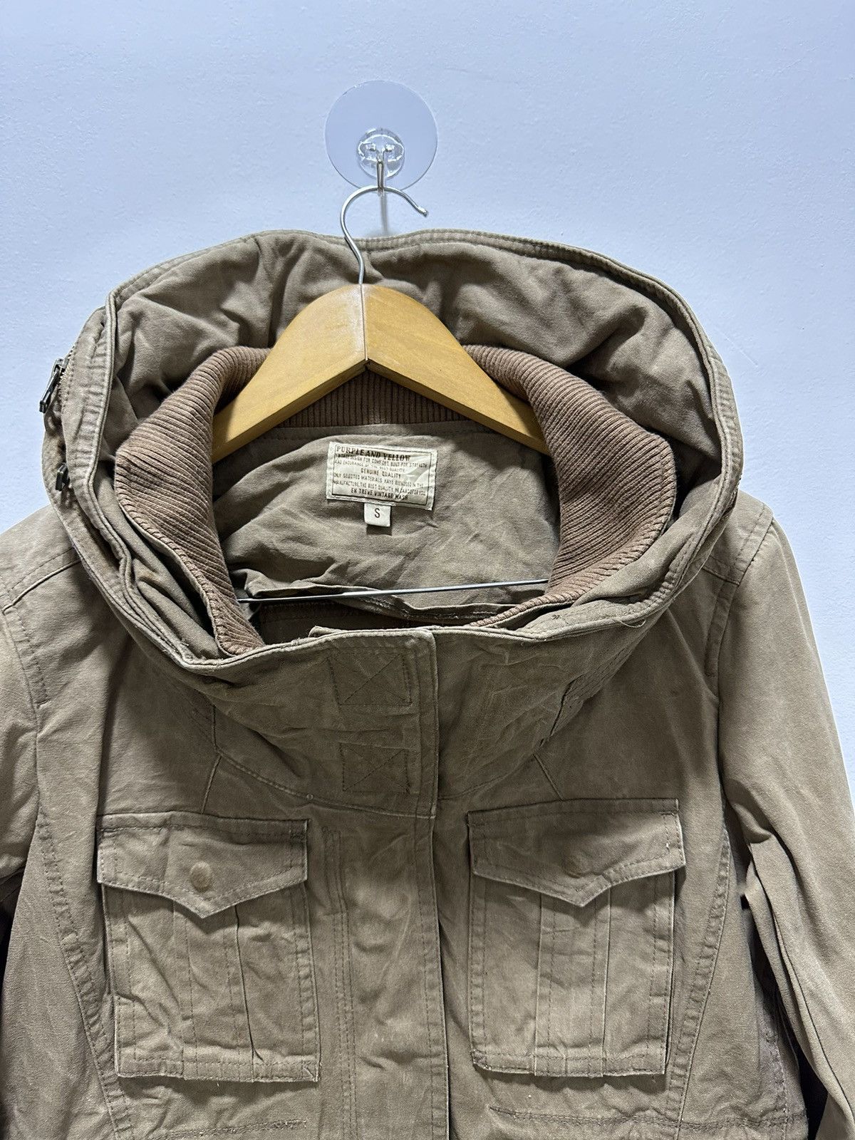 If Six Was Nine Bono Jacket Style Purple and yellow waxed Cotton LGB Size US S / EU 44-46 / 1 - 3 Thumbnail