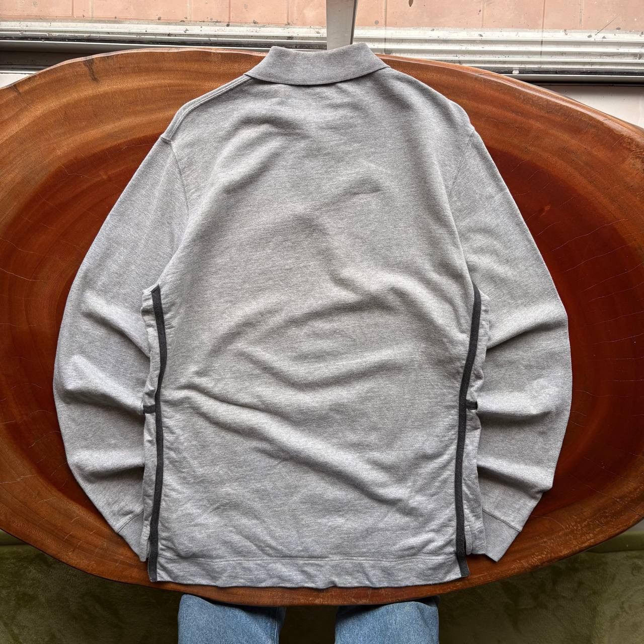 Hermes Hermes Sellier Side ( H ) Longsleeve Grey Polo Shirt Size US L / EU 52-54 / 3 - 2 Thumbnail