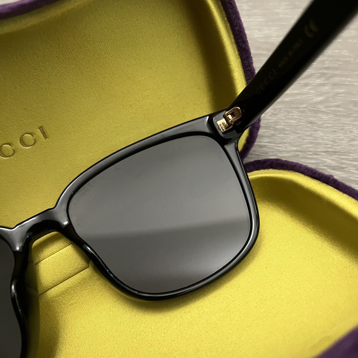 Gucci Gucci Square Sunglasses GG0637SK 001 Unisex Size ONE SIZE - 6 Thumbnail