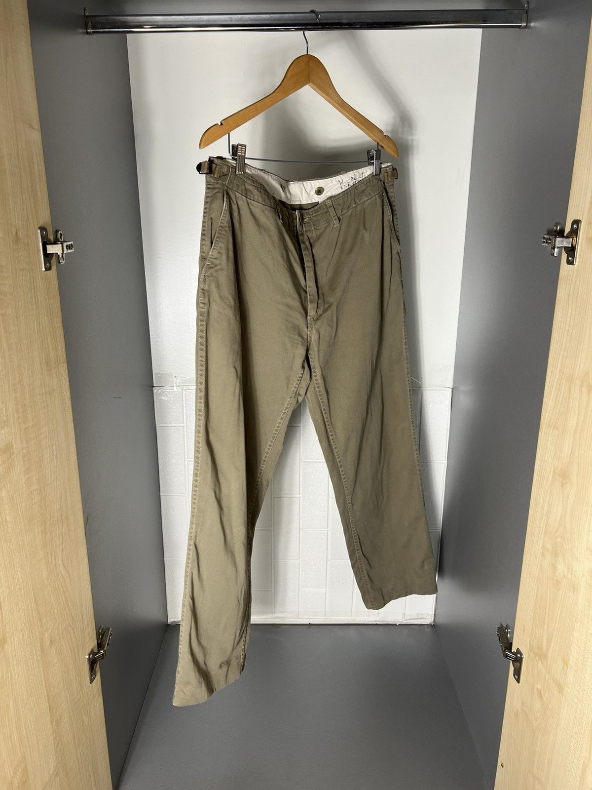 Polo Ralph Lauren VINTAGE POLO RALPH LAUREN MILITARY CHINO PANTS CASUAL 90s Size US 36 / EU 52 - 3 Thumbnail