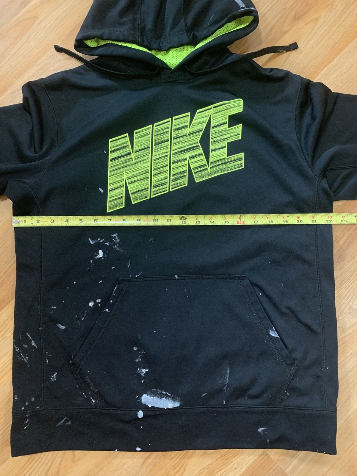 Nike Sz L - Nike Therma-Fit Hoodie Sweatshirt Paint Splatter 2014 Size US L / EU 52-54 / 3 - 7 Thumbnail