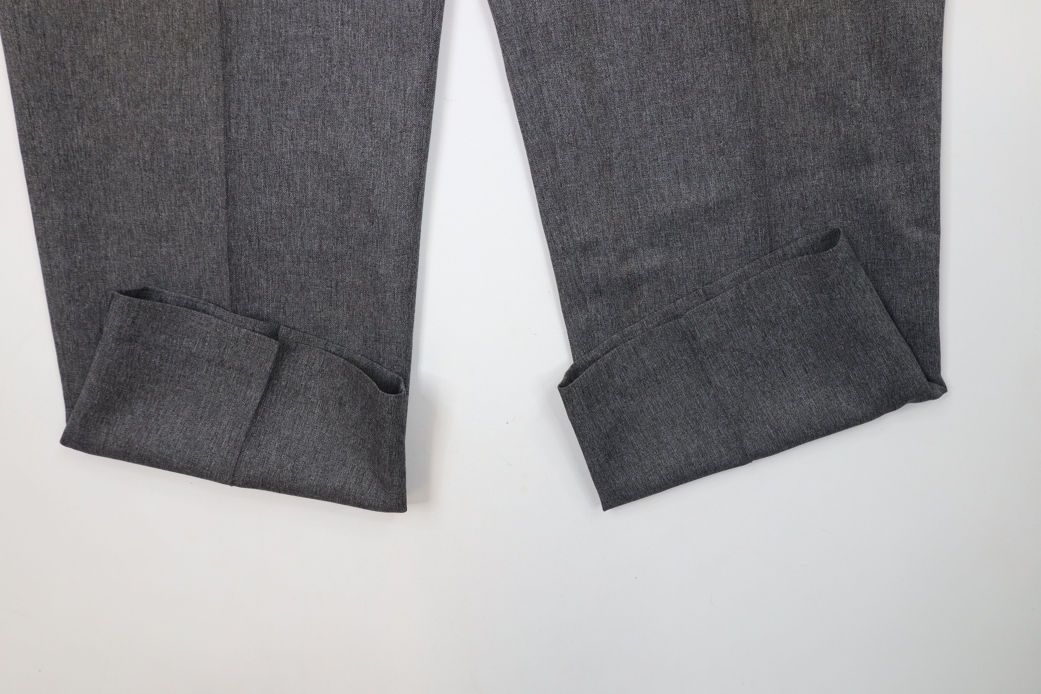 Levi's × Vintage Vintage Y2K 2004 Levis Knit Wide Leg Chino Pants Gray Size US 36 / EU 52 - 5 Thumbnail