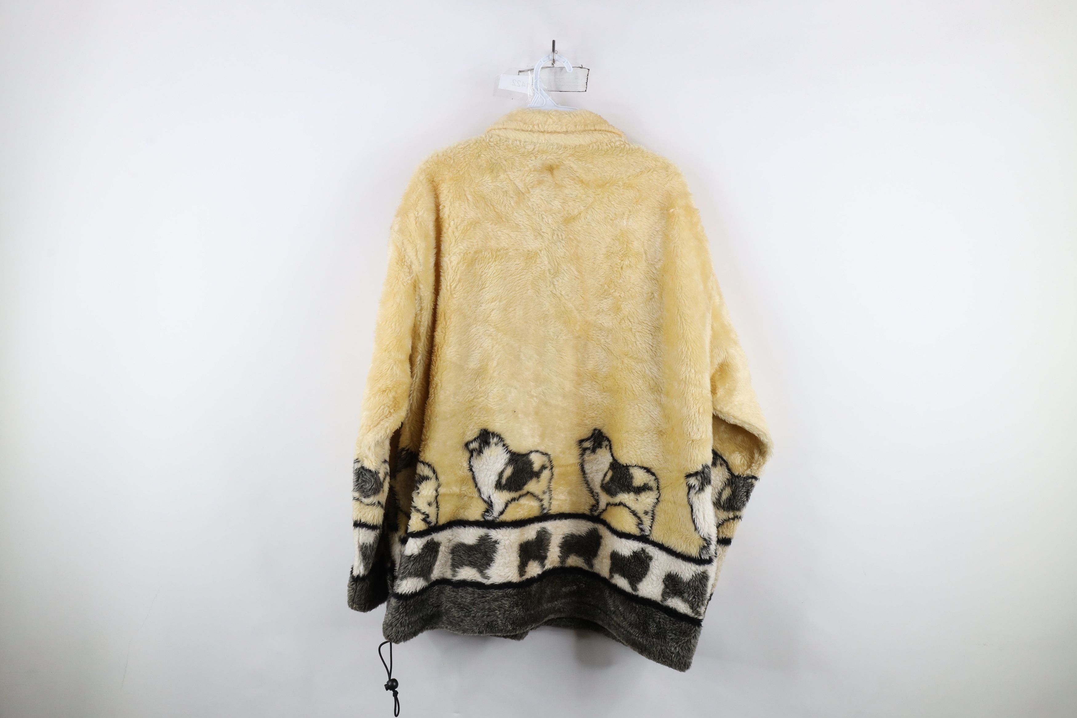 Vintage Vintage 90s Y2K Streetwear Over Print Full Zip Fleece Jacket Size XXL / US 16-18 / IT 52-54 - 14 Thumbnail