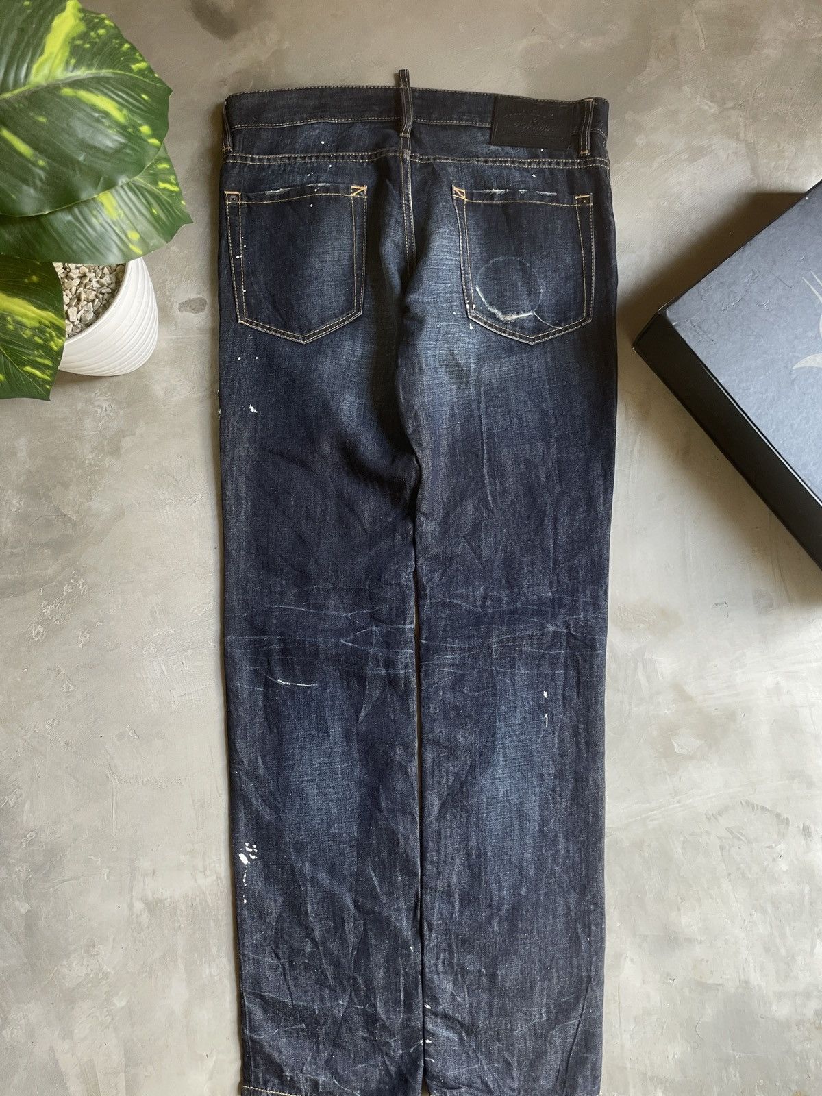 Dsquared2 Dsquared Straight Denim Jeans Distrassed Size 24" / US 00 / IT 34 - 5 Thumbnail