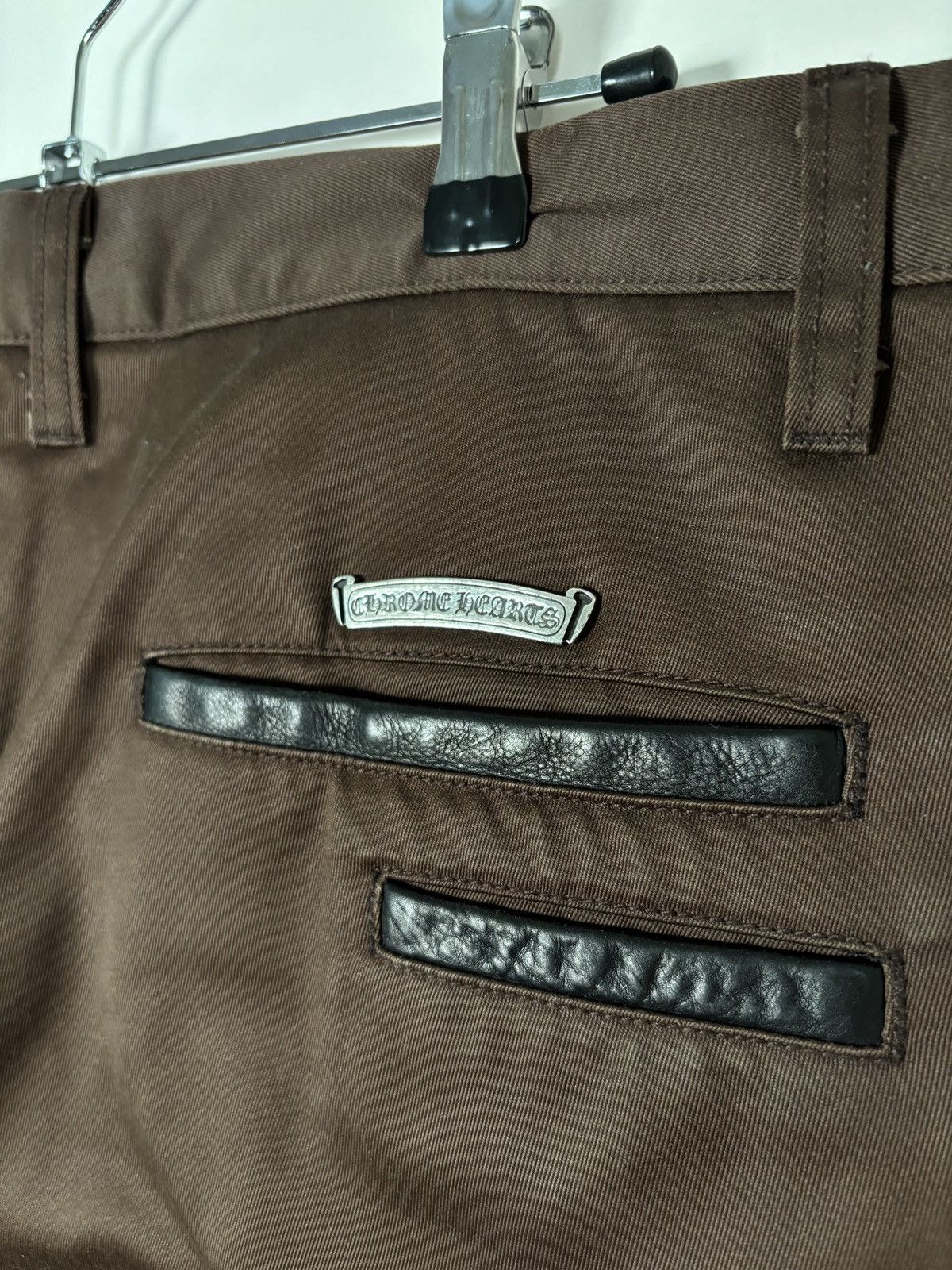 Chrome Hearts 🚭EVERYDAY CHROME🚭 BROWN CHINO SHORTS Size US 34 / EU 50 - 6 Thumbnail
