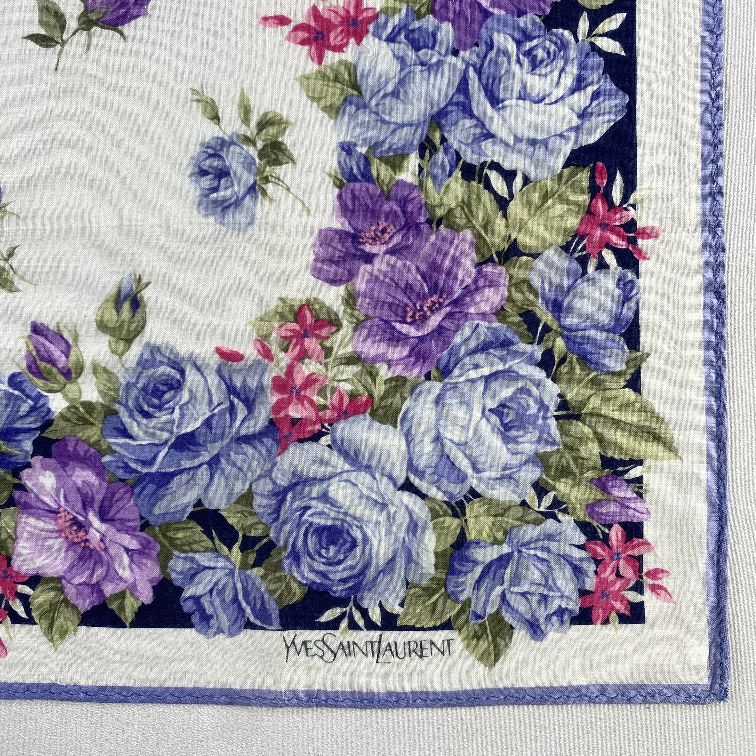 Vintage Yves Saint Laurent Bandana/ Handkerchief / Neckerchief-P1801 Size ONE SIZE - 3 Thumbnail