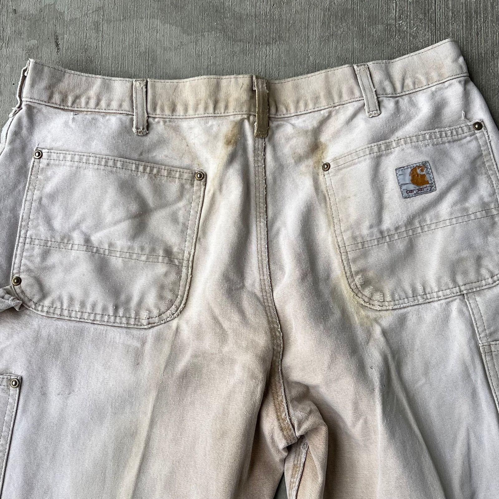 Carhartt × Vintage Carhartt faded brown double knee work wear carpenter pants Size US 34 / EU 50 - 5 Thumbnail