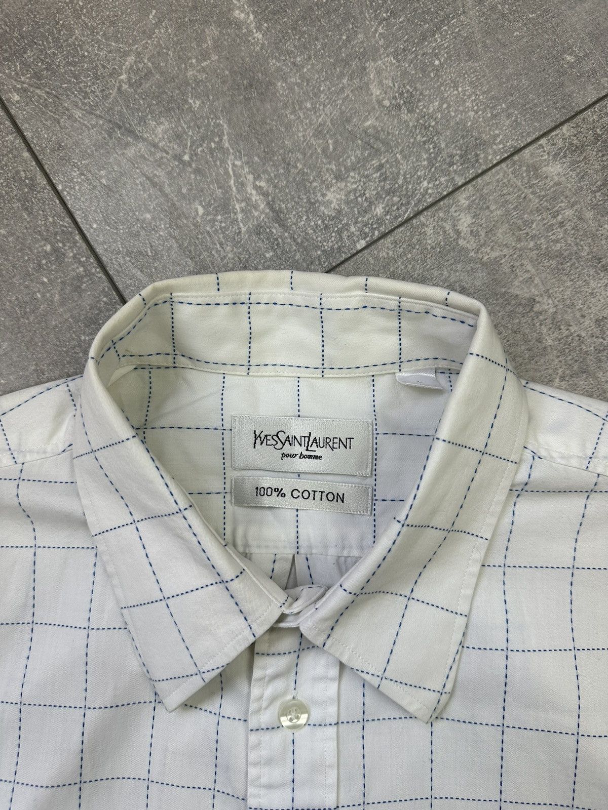 Other YvesSaintLauren Small Logo Luxury Shirts Button Up Size US L / EU 52-54 / 3 - 7 Thumbnail