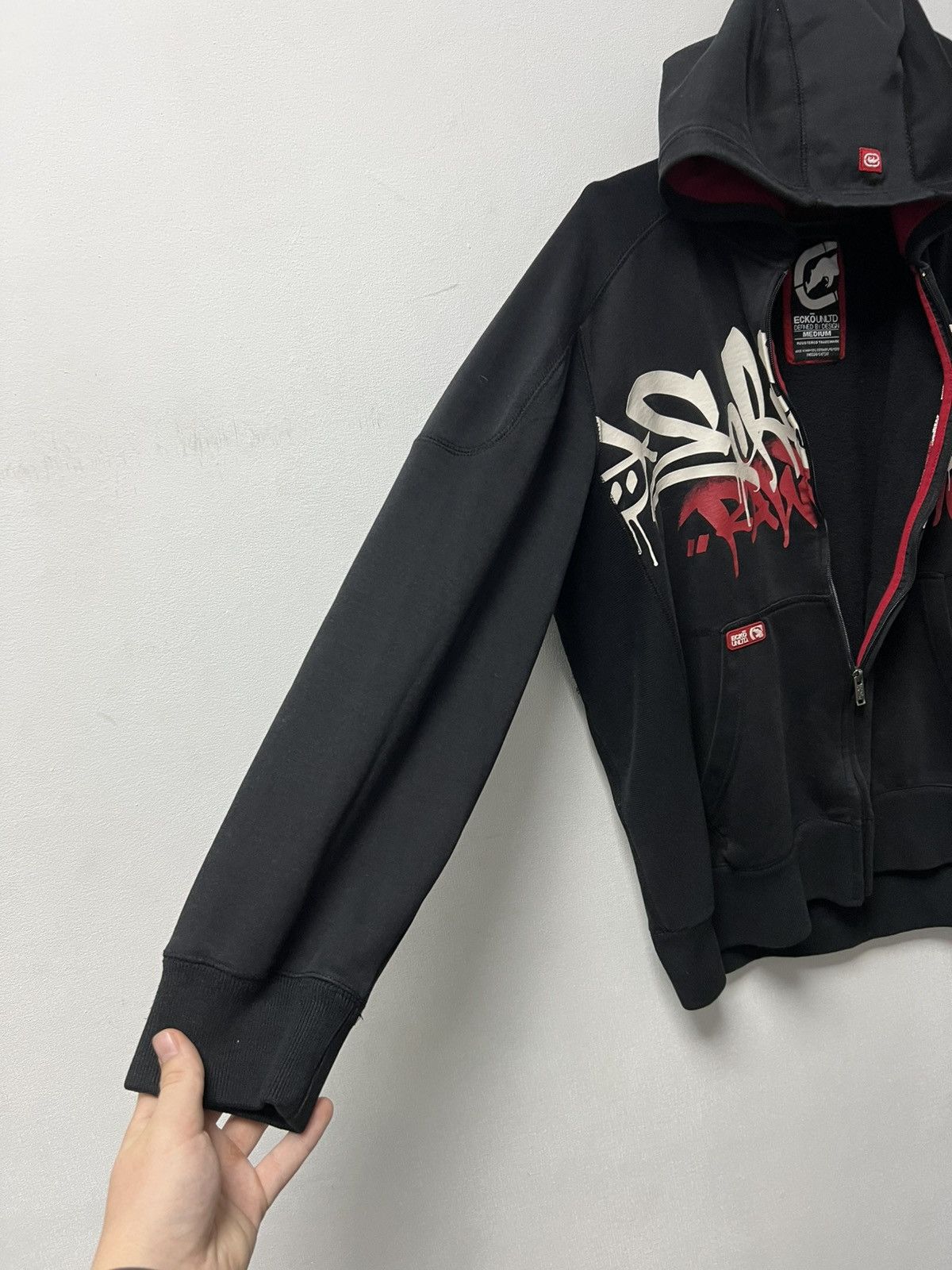 Ecko Unltd. Rare Ecko Unltd Big Logo Y2K zip hoodie Size US M / EU 48-50 / 2 - 7 Thumbnail