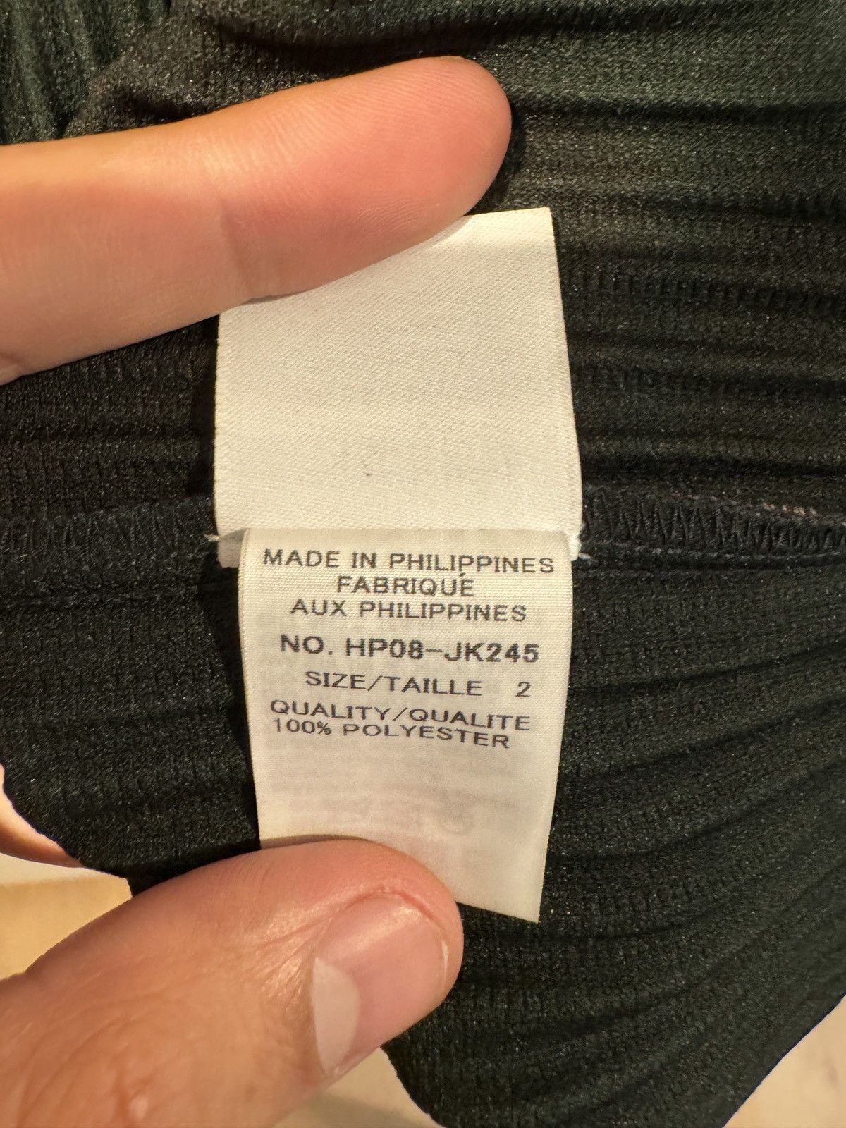 Homme Plisse Issey Miyake Issey Miyake Pleated Short Sleeve T-shirt Size US M / EU 48-50 / 2 - 6 Thumbnail