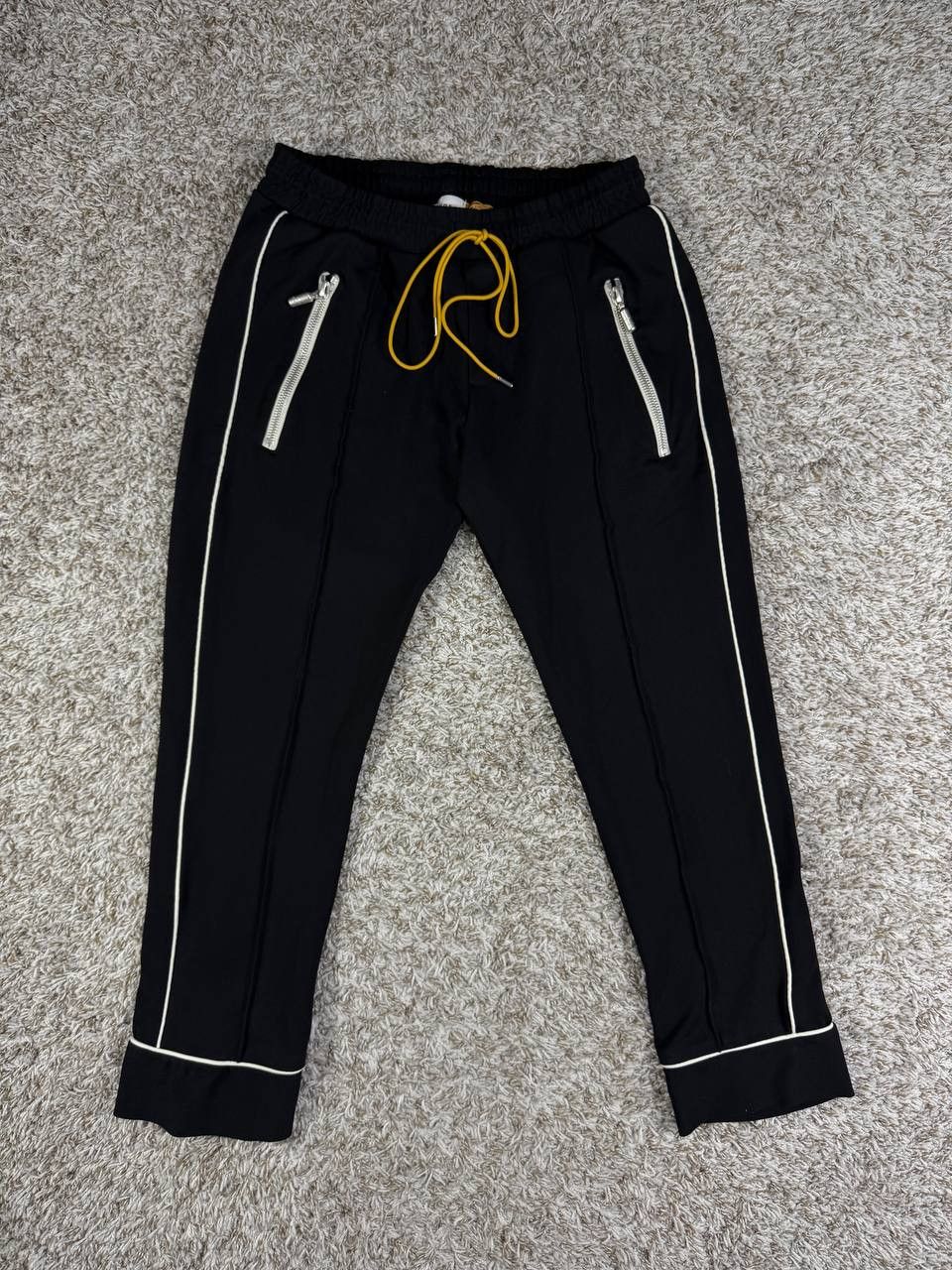 Rhude Rhude Side Stripe Black Track Pants Size US 30 / EU 46 - 1 Thumbnail