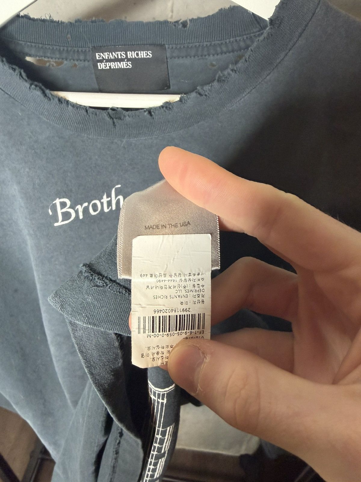 Enfants Riches Deprimes HOLIDAY EXCLUSIVE GRAIL BROTHERHOOD OF SLEEP LONGSLEEVE Size US M / EU 48-50 / 2 - 8 Thumbnail