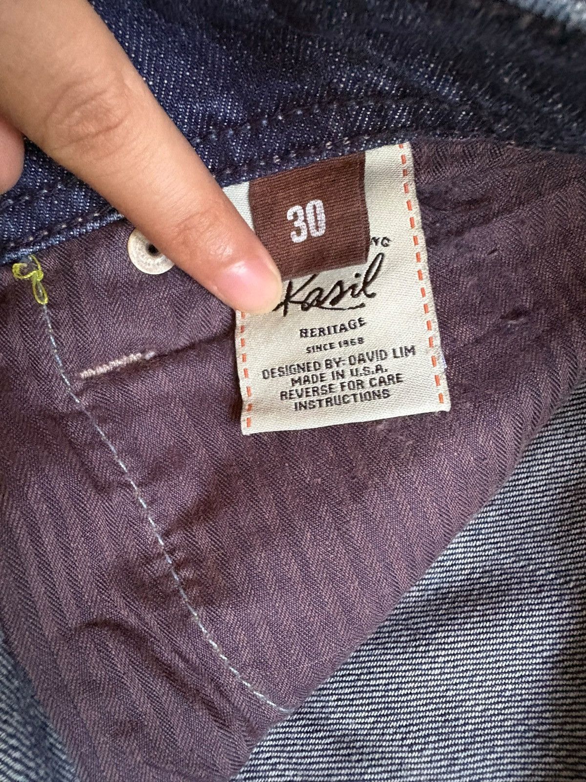 Japanese Brand Vintage Japanese Brand Blue Wash Distressed Bootcut Jeans Size US 32 / EU 48 - 12 Thumbnail