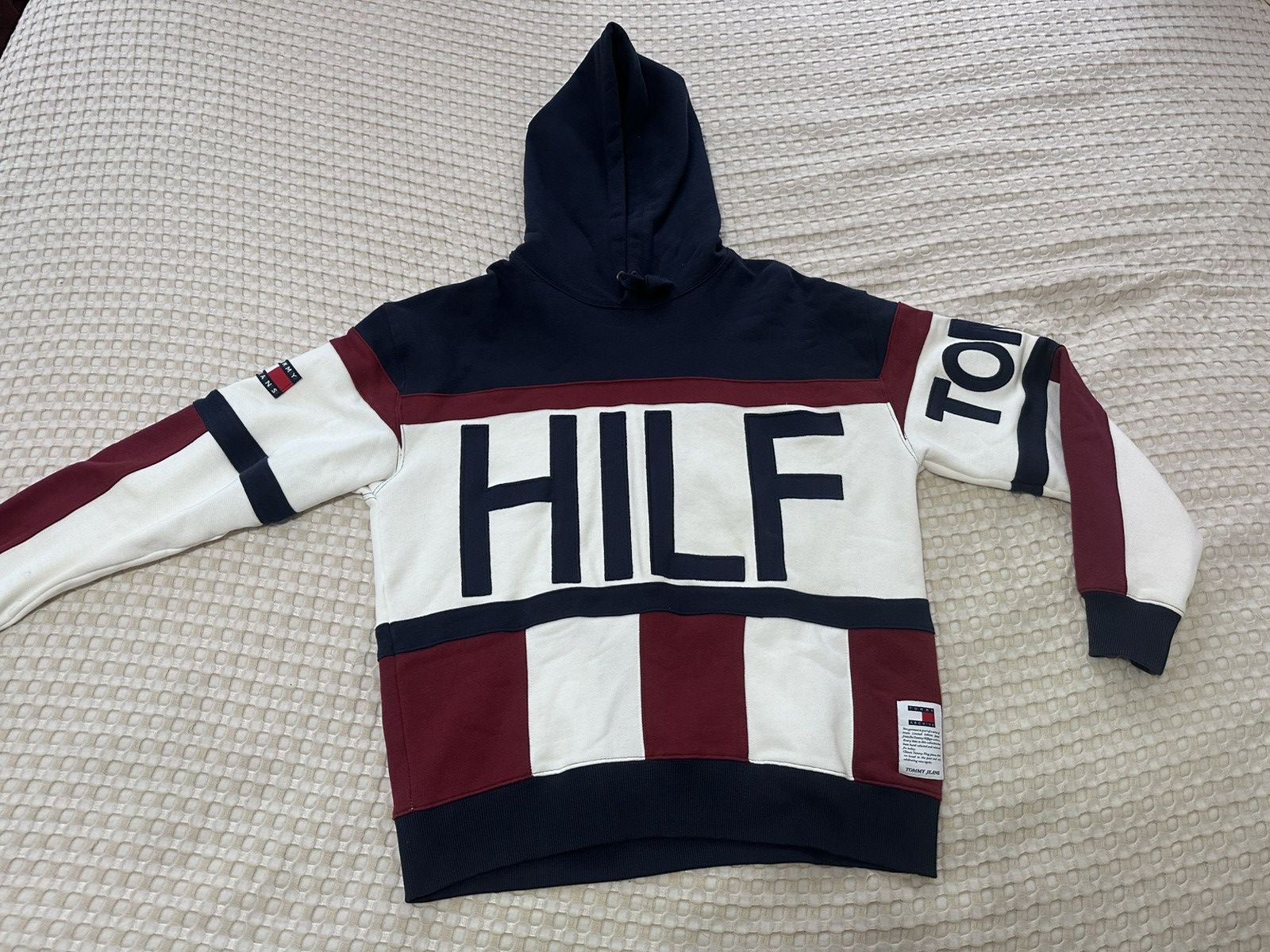 Tommy Hilfiger Vintage Tommy Hilfiger striped hoodie Size US M / EU 48-50 / 2 - 2 Thumbnail
