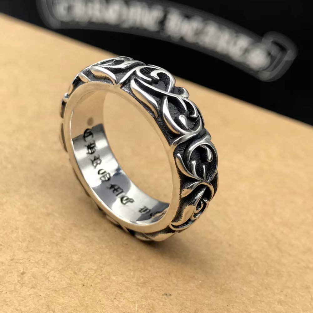 Jewelry Vintage Punk Steel Flower Style Ring Size ONE SIZE - 3 Thumbnail