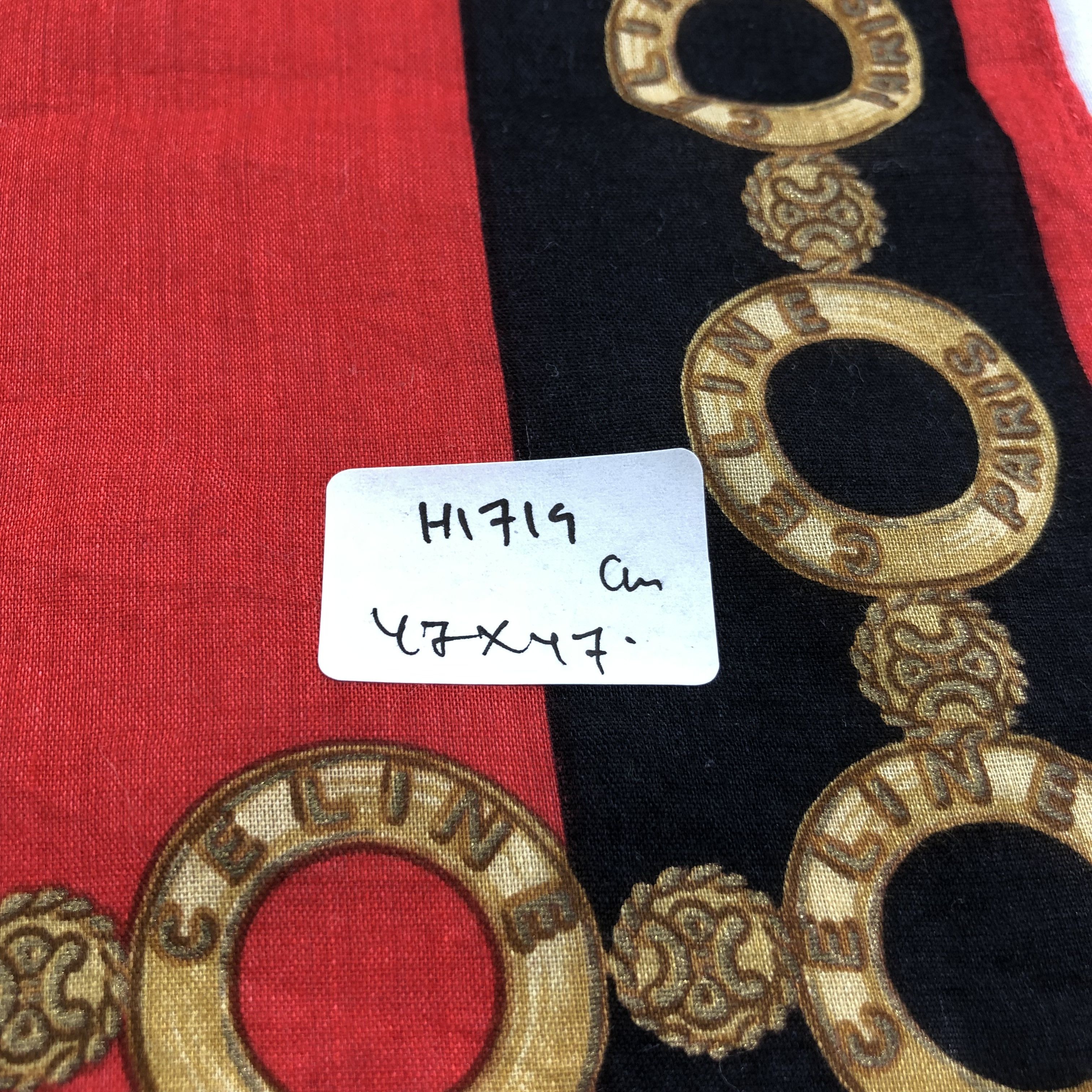 Celine Celine Circus Handkerchief Neckerchief Bandana H1719 Size ONE SIZE - 8 Thumbnail