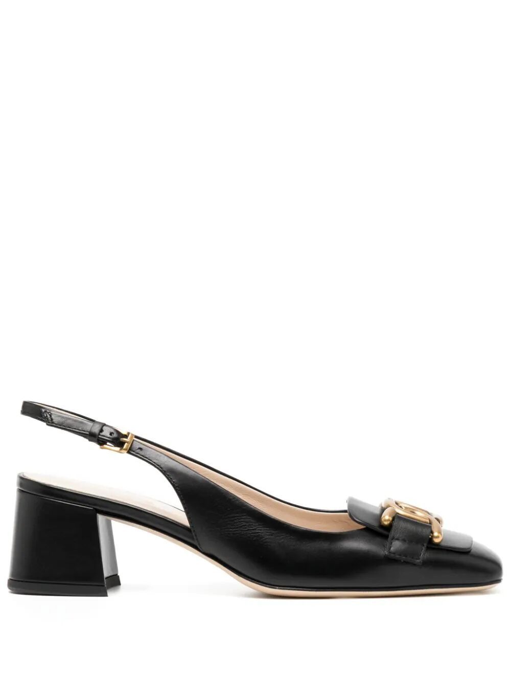 image of Tods Tod`s Kate Leather Slingback Pumps Size 41 in Black, Women's
