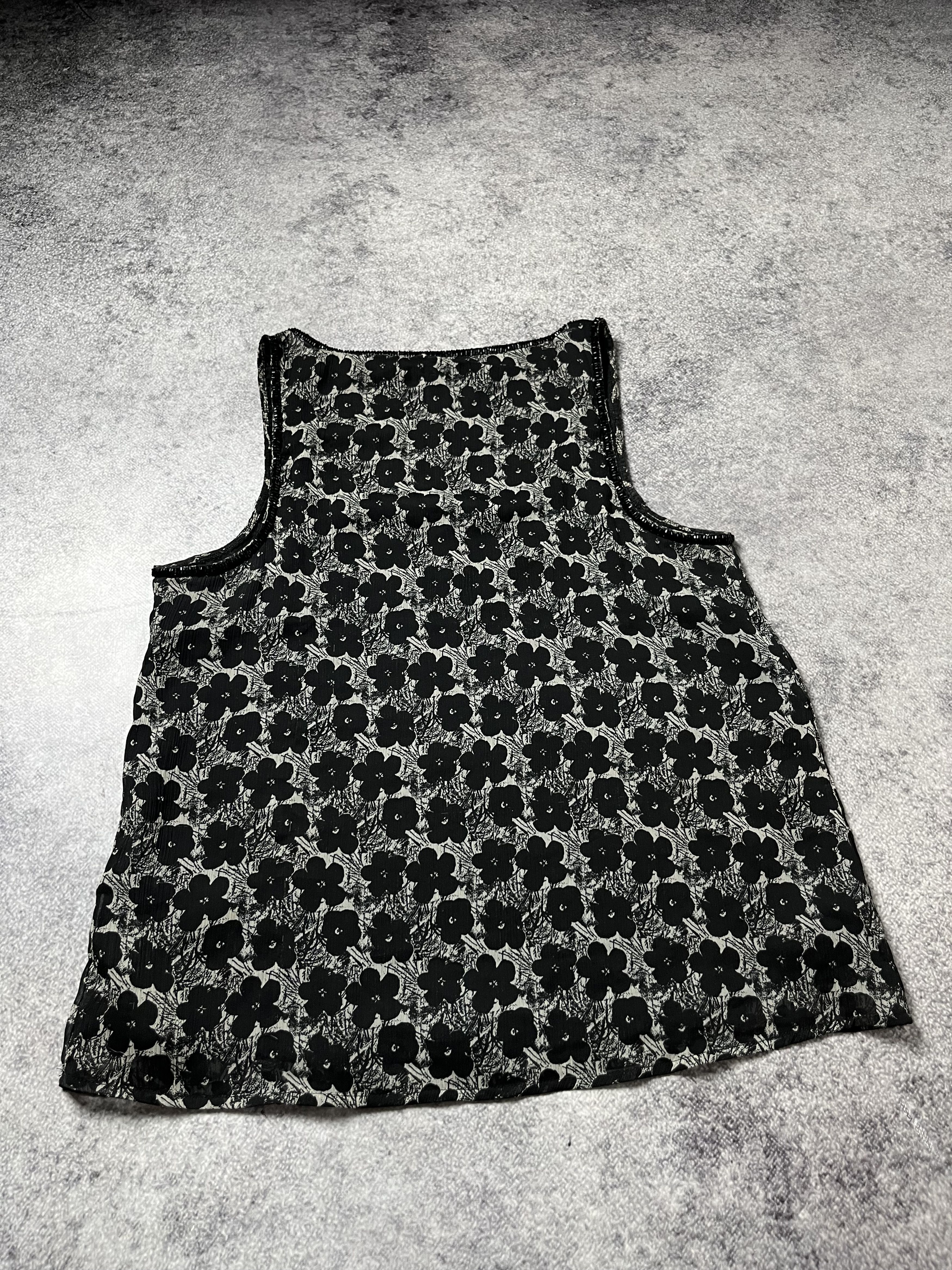 Andy Warhol 🔥ANDY WARHOL BY PEPE JEANS FLORAL TANK TOP RAF SIMONS VIBE Size M / US 6-8 / IT 42-44 - 10 Thumbnail