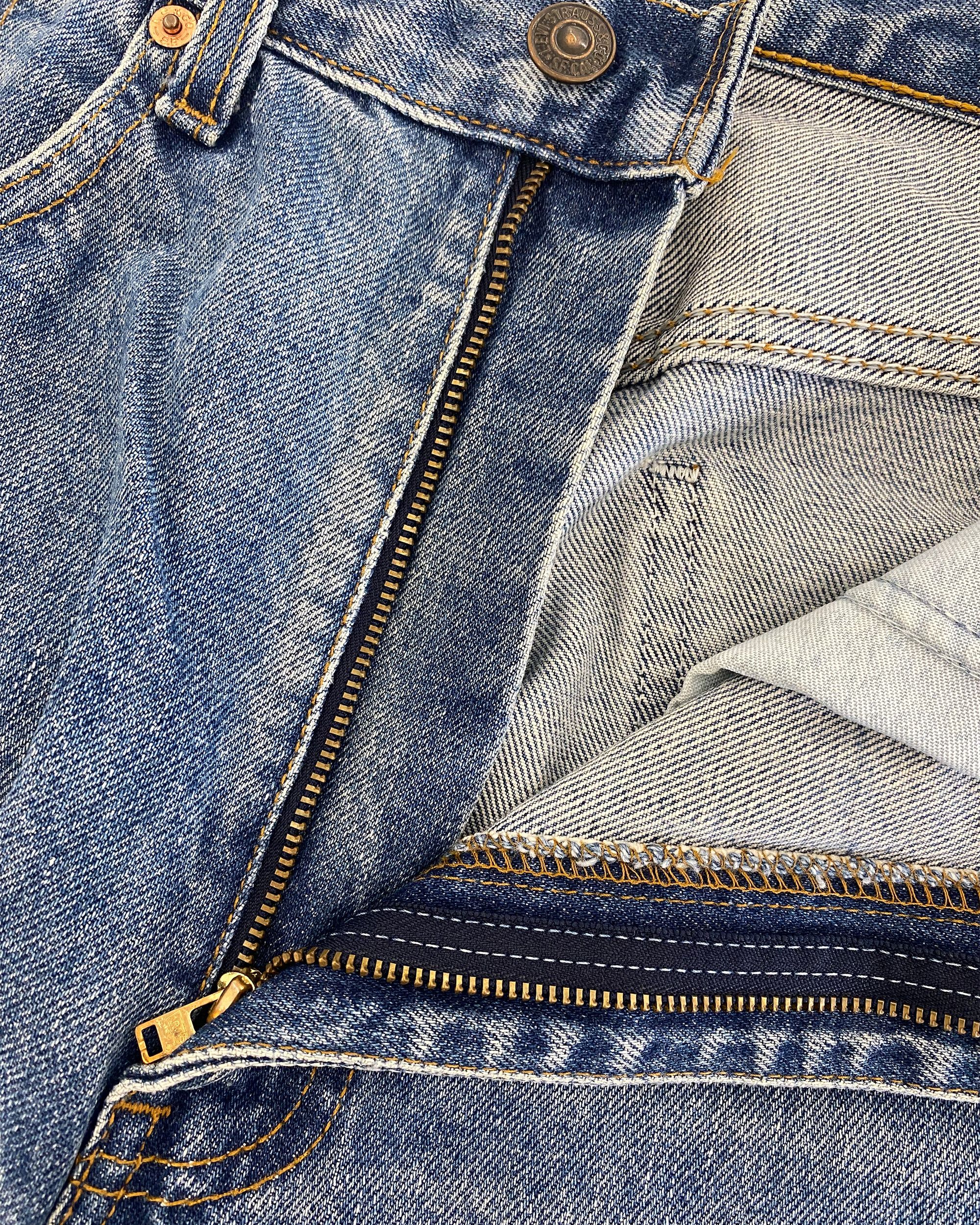 Levi's 2000s Orange Tab Denim Size US 34 / EU 50 - 4 Thumbnail
