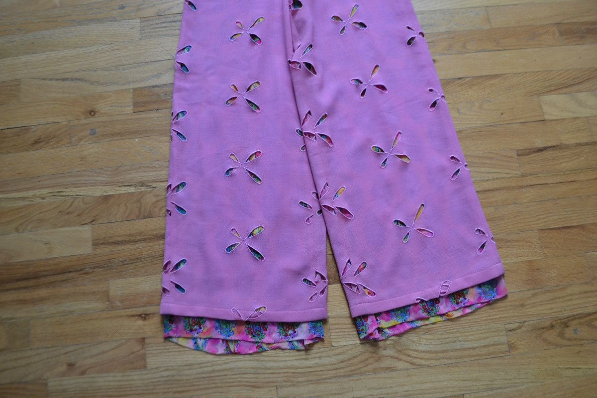 Versace Istante by Gianni Versace Early 1990s Layered Cutout Pants Size 28" / US 6 / IT 42 - 5 Thumbnail