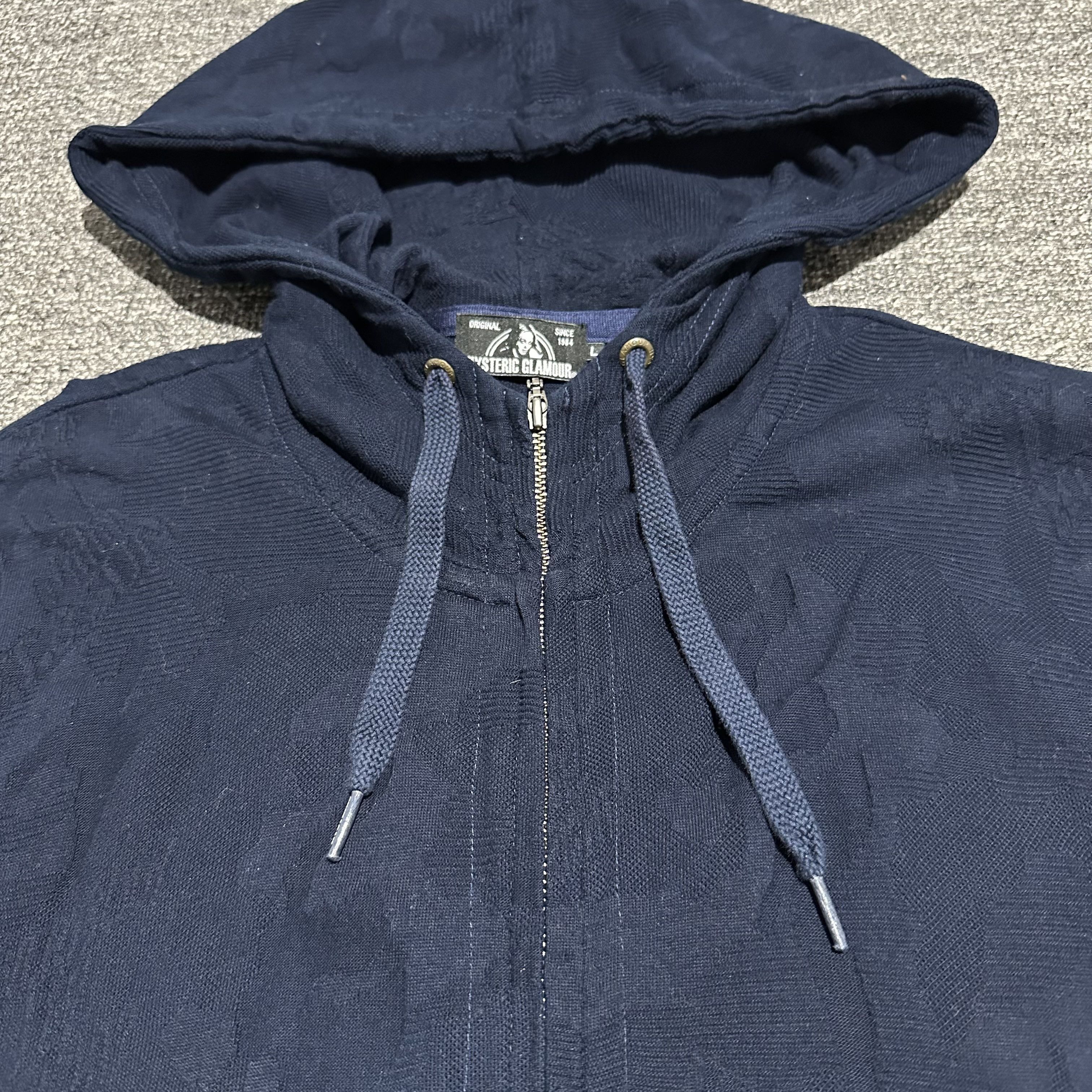 Hysteric Glamour Hysteric Glamour Full Print Embos Zip up Hoodie Size US L / EU 52-54 / 3 - 3 Thumbnail