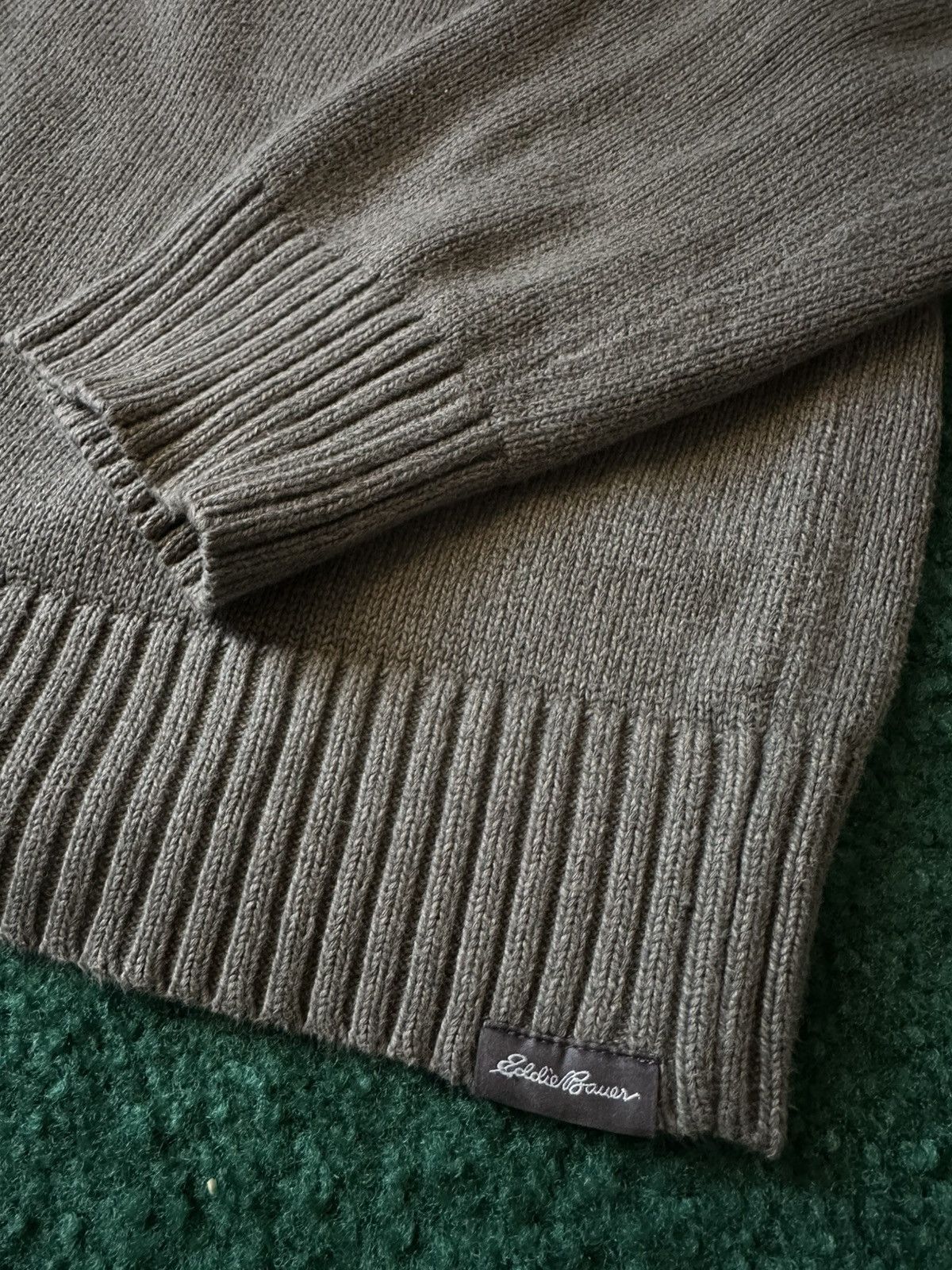 Eddie Bauer Classic Eddie Bauer Men's 1/4-Zip Mock Neck Sweater Size US M / EU 48-50 / 2 - 3 Thumbnail