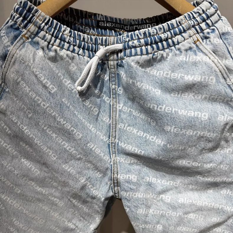 Alexander Wang Alexander Wang Logo Print Jogger Pants- Size 24" / US 00 / IT 34 - 2 Thumbnail