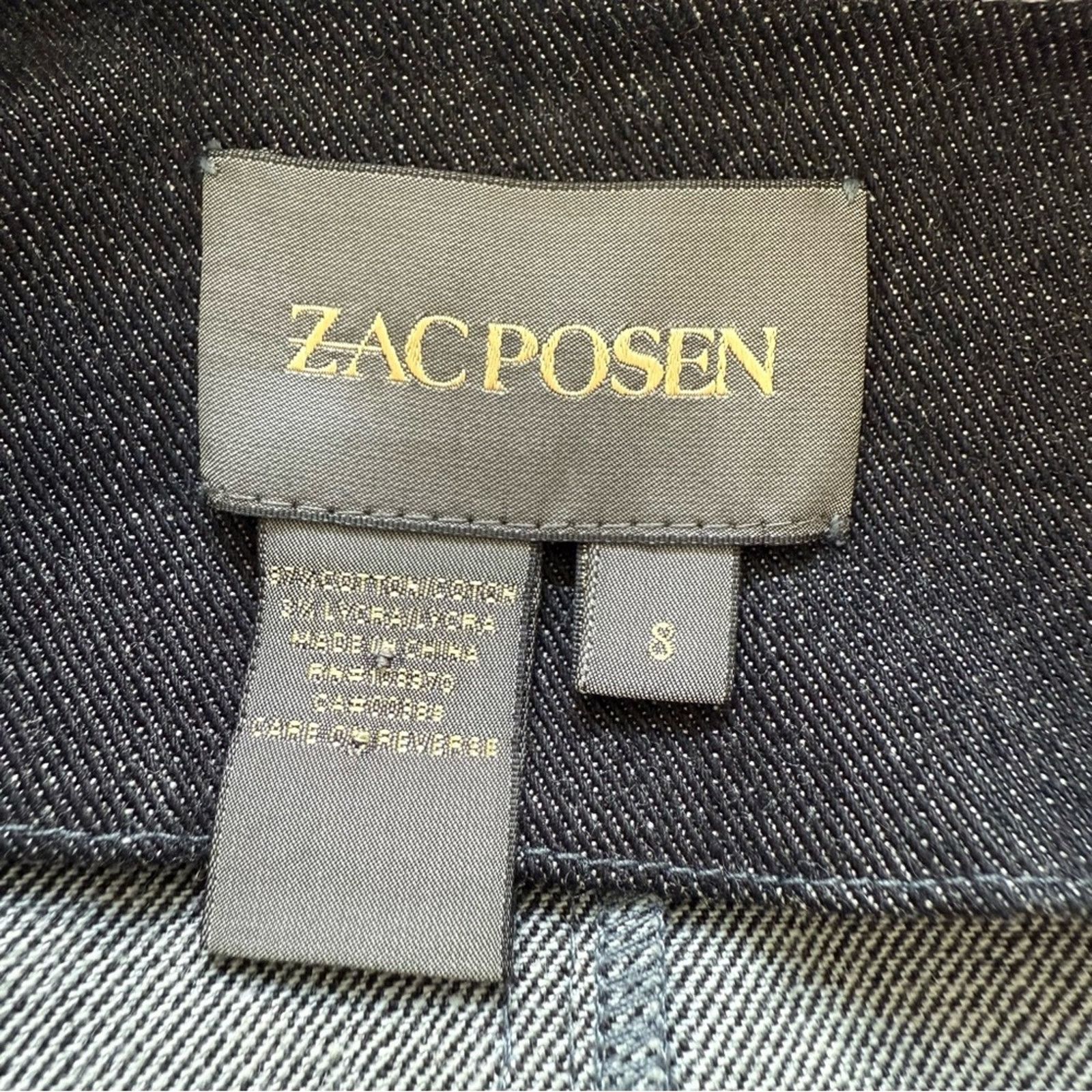 Zac Posen Zac Posen women crop jeans jacket size 8 US Size M / US 6-8 / IT 42-44 - 5 Thumbnail