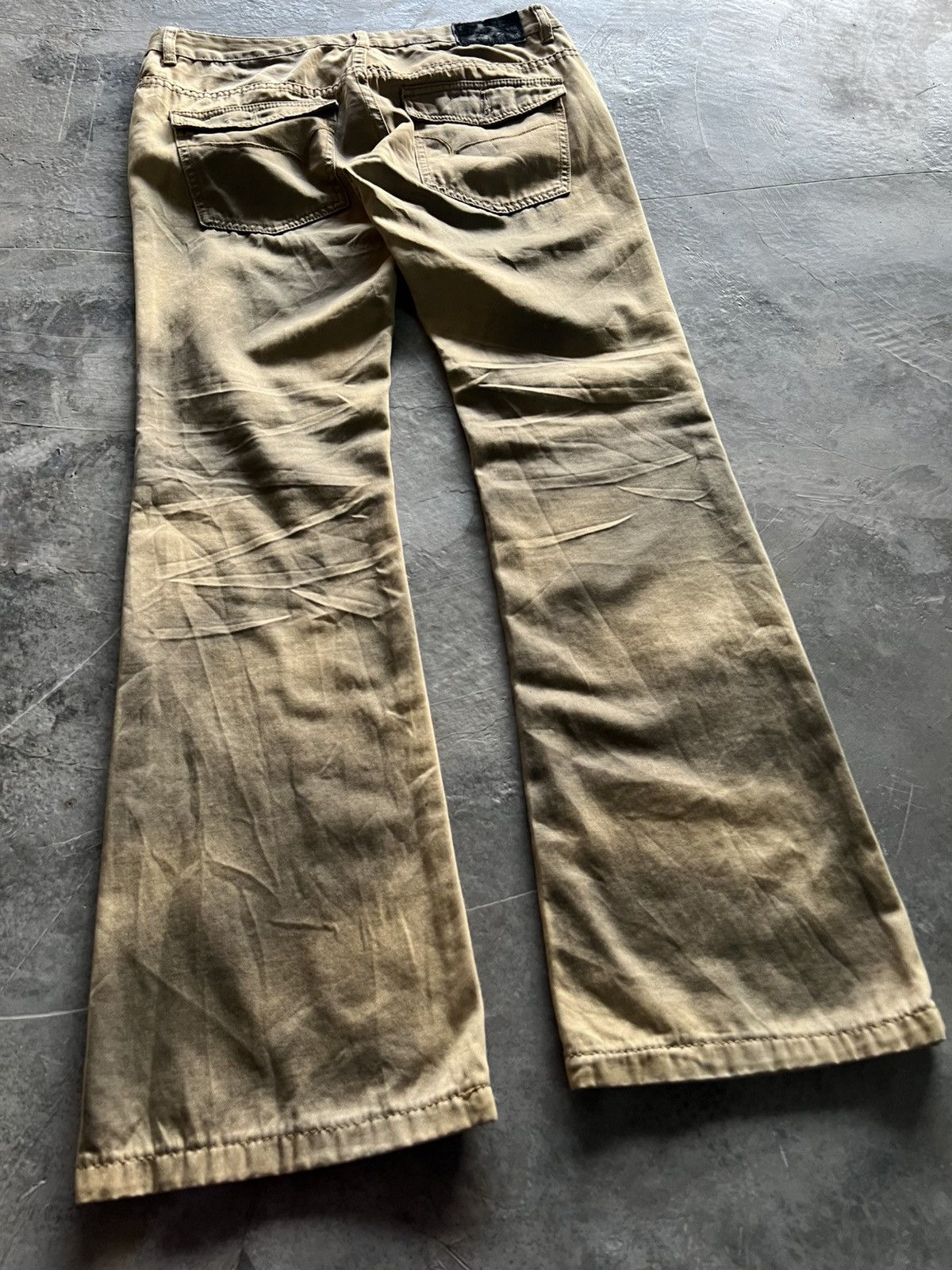 If Six Was Nine Flared roshell waxed denim dirty style japanese jeans Size US 34 / EU 50 - 21 Thumbnail