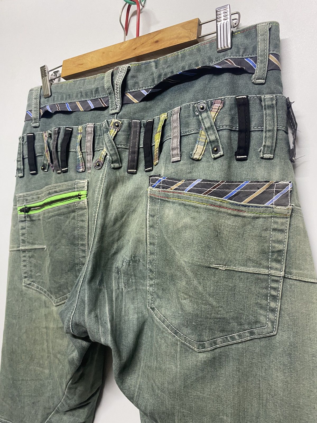 Hysteric Glamour × Japanese Brand BreathMin Double Waist Japanese Punk Pant Size US 32 / EU 48 - 13 Thumbnail