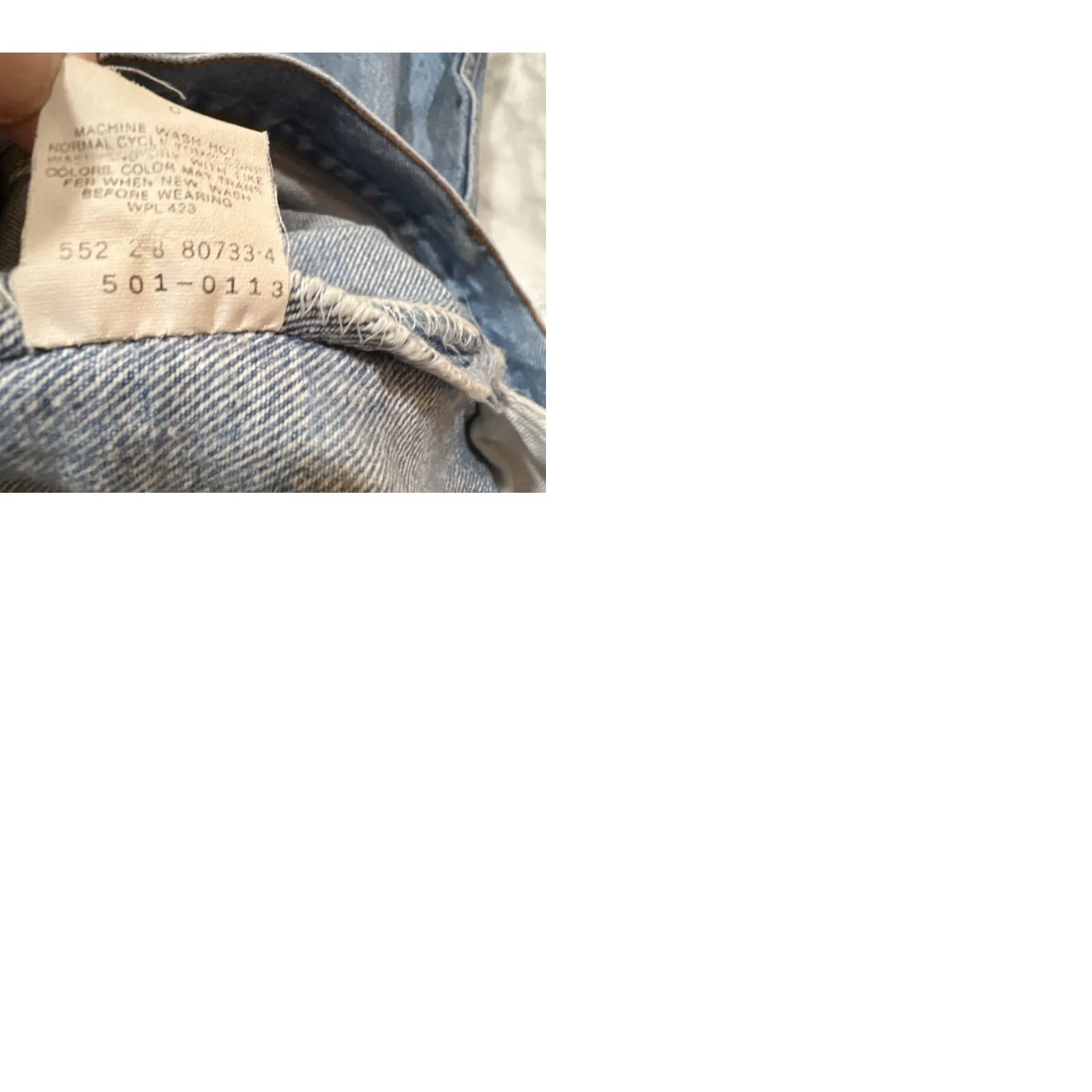 Vintage VINTAGE LEVIS 501 Jeans Original Fit Button Fly Measure 36x32 Size 38x34 USA Men Size US 36 / EU 52 - 12 Thumbnail
