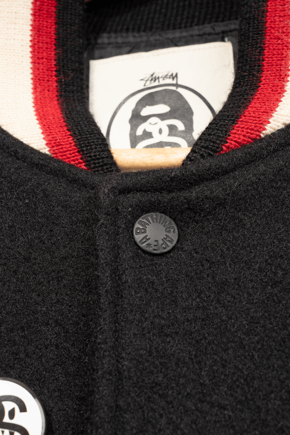 Bape × Stussy Bape x Stussy Anniversary Varsity Jacket Size US S / EU 44-46 / 1 - 7 Thumbnail