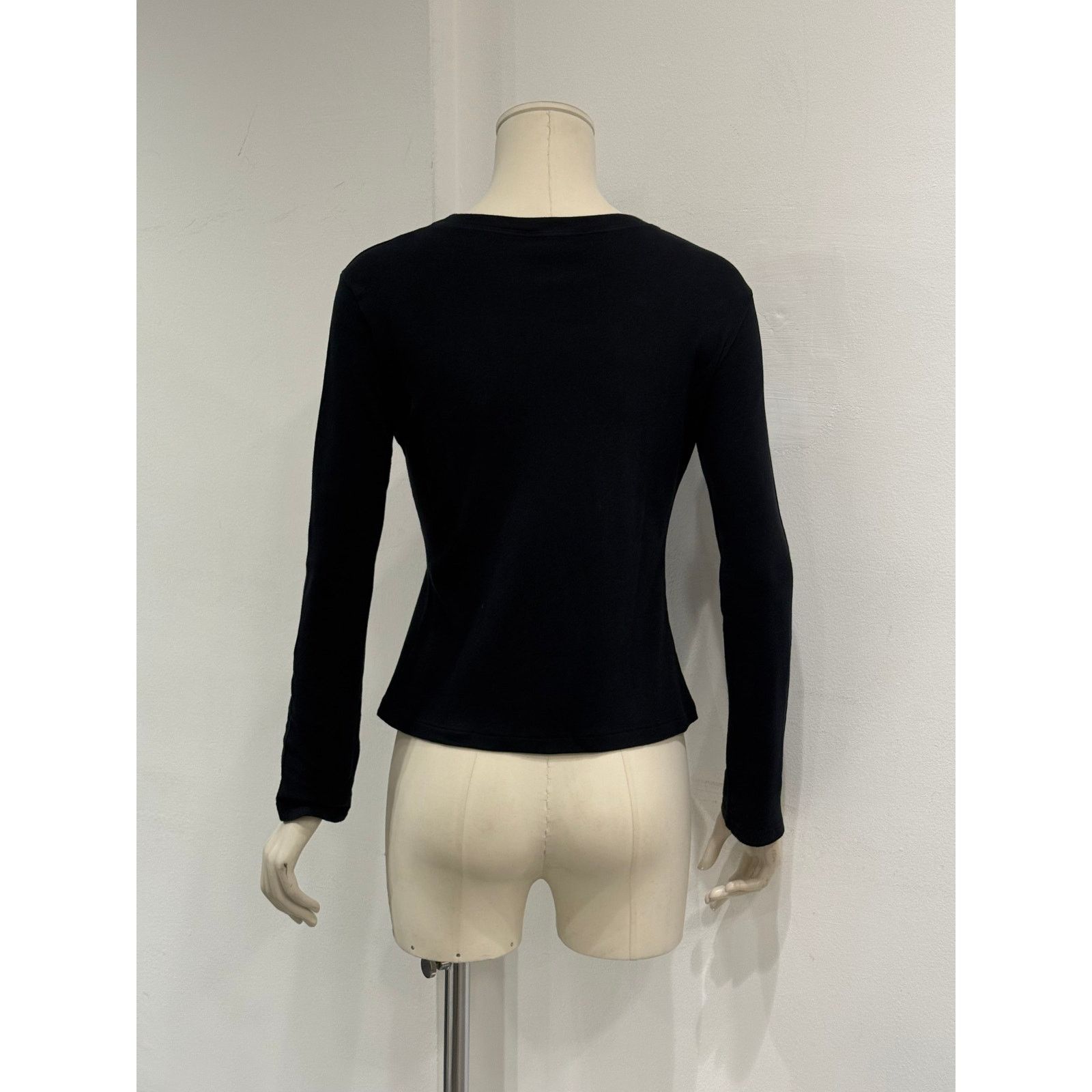 Dior 2005 Christian Dior by Galliano Swarovski logo longsleeve Size S / US 4 / IT 40 - 9 Thumbnail