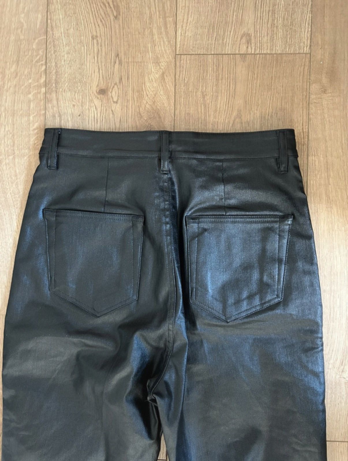 Rick Owens RICK OWENS Black Waxed Bolan size 28 Size US 28 / EU 44 - 6 Thumbnail