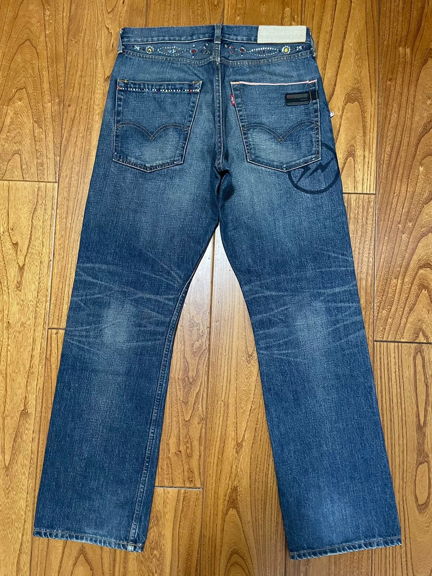 Levi's levis fenom disco distressed denim pants Size US 30 / EU 46 - 1 Thumbnail