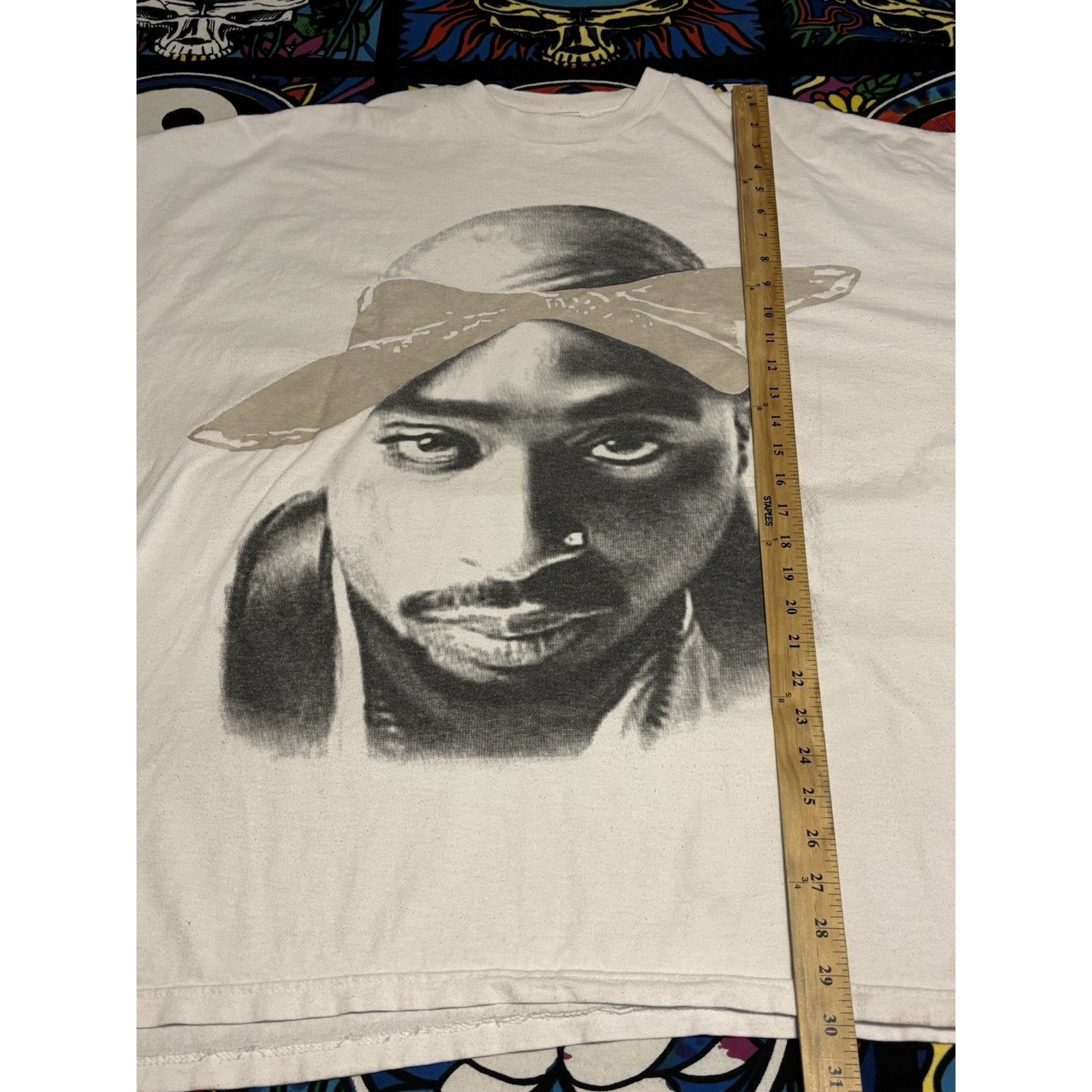 Other Vintage white y2k rap hip hop 90s tupac shirt Sz 4xl rap tee Size US XXL / EU 58 / 5 - 7 Thumbnail