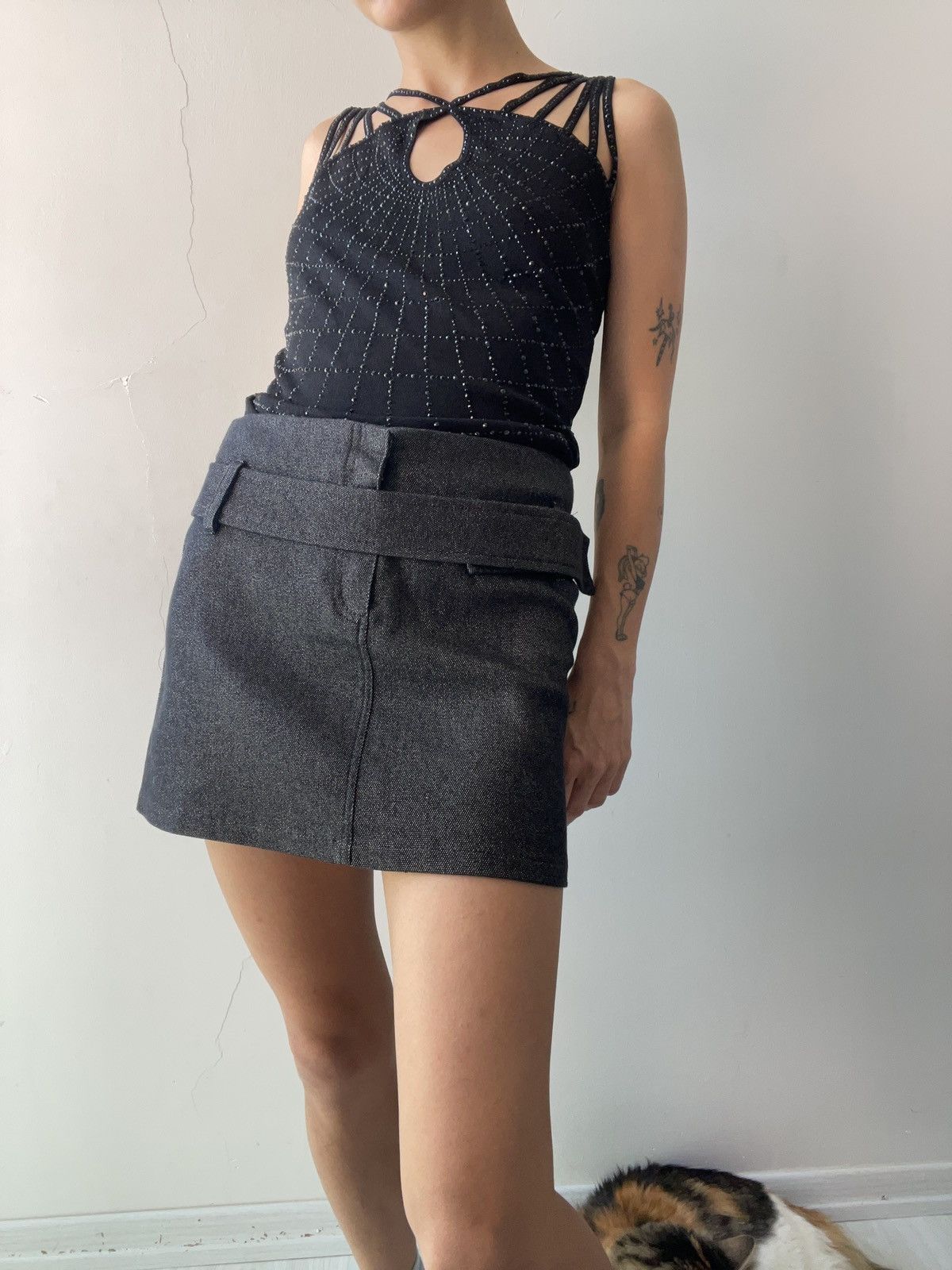 Vintage y2k skirt Size 24" / US 00 / IT 34 - 2 Thumbnail