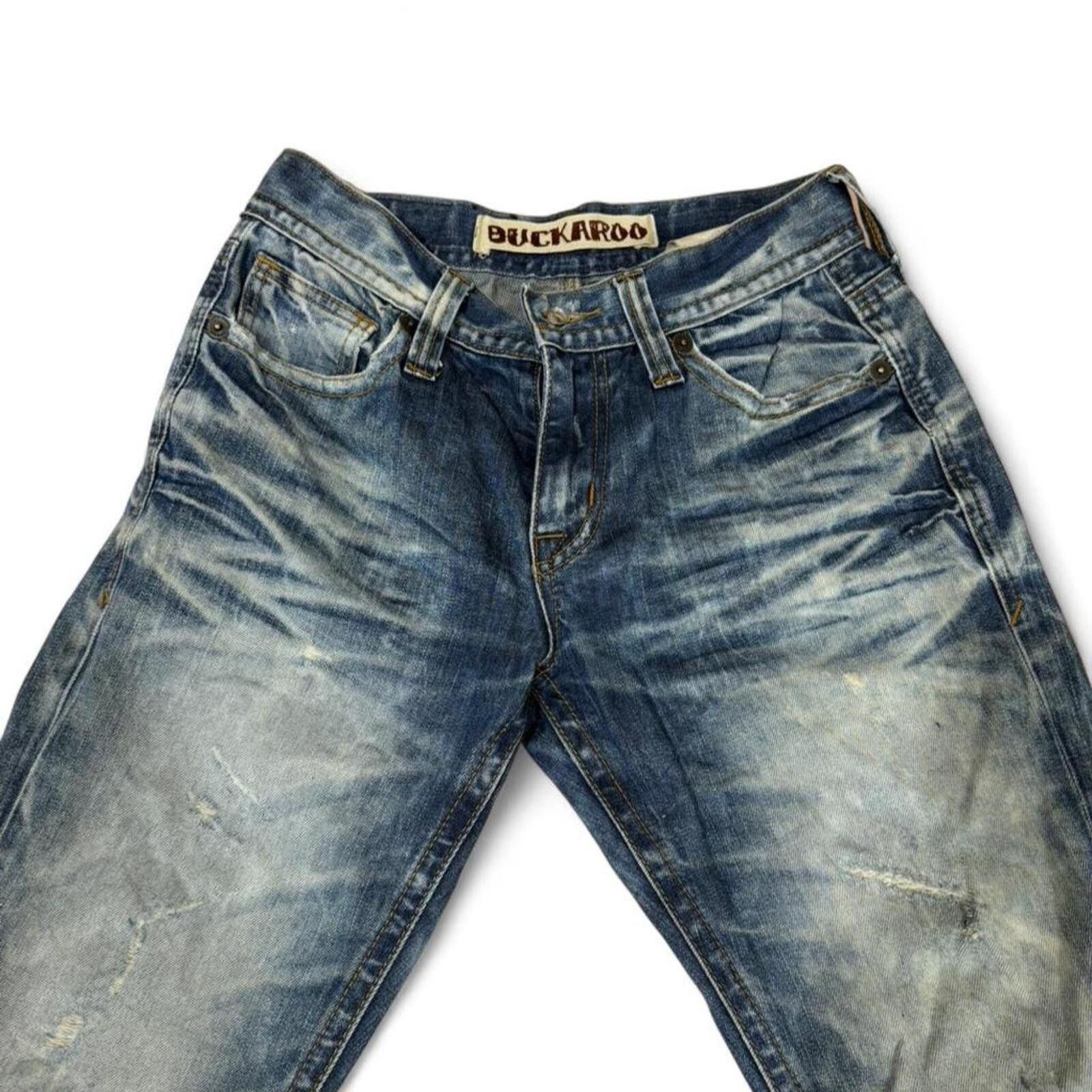 True Religion Buckaroo vintage shade light wash denim jeans Size 28" / US 6 / IT 42 - 3 Thumbnail