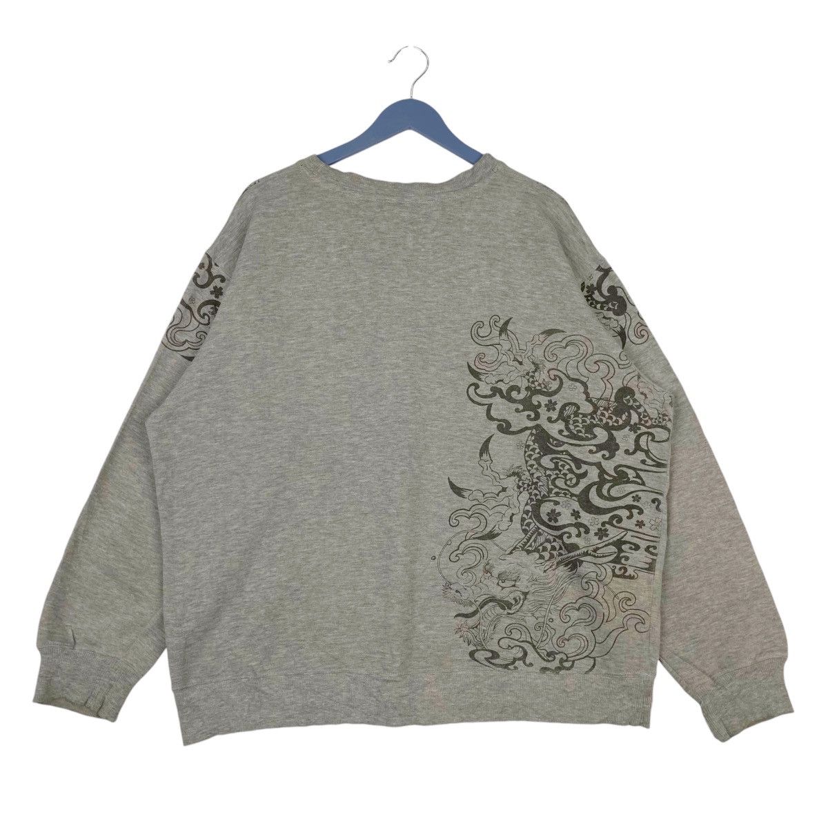 Japanese Brand × Vintage Vintage Strange Heaven Printed Crewneck Sweatshirt Gray Size US XXL / EU 58 / 5 - 1 Thumbnail