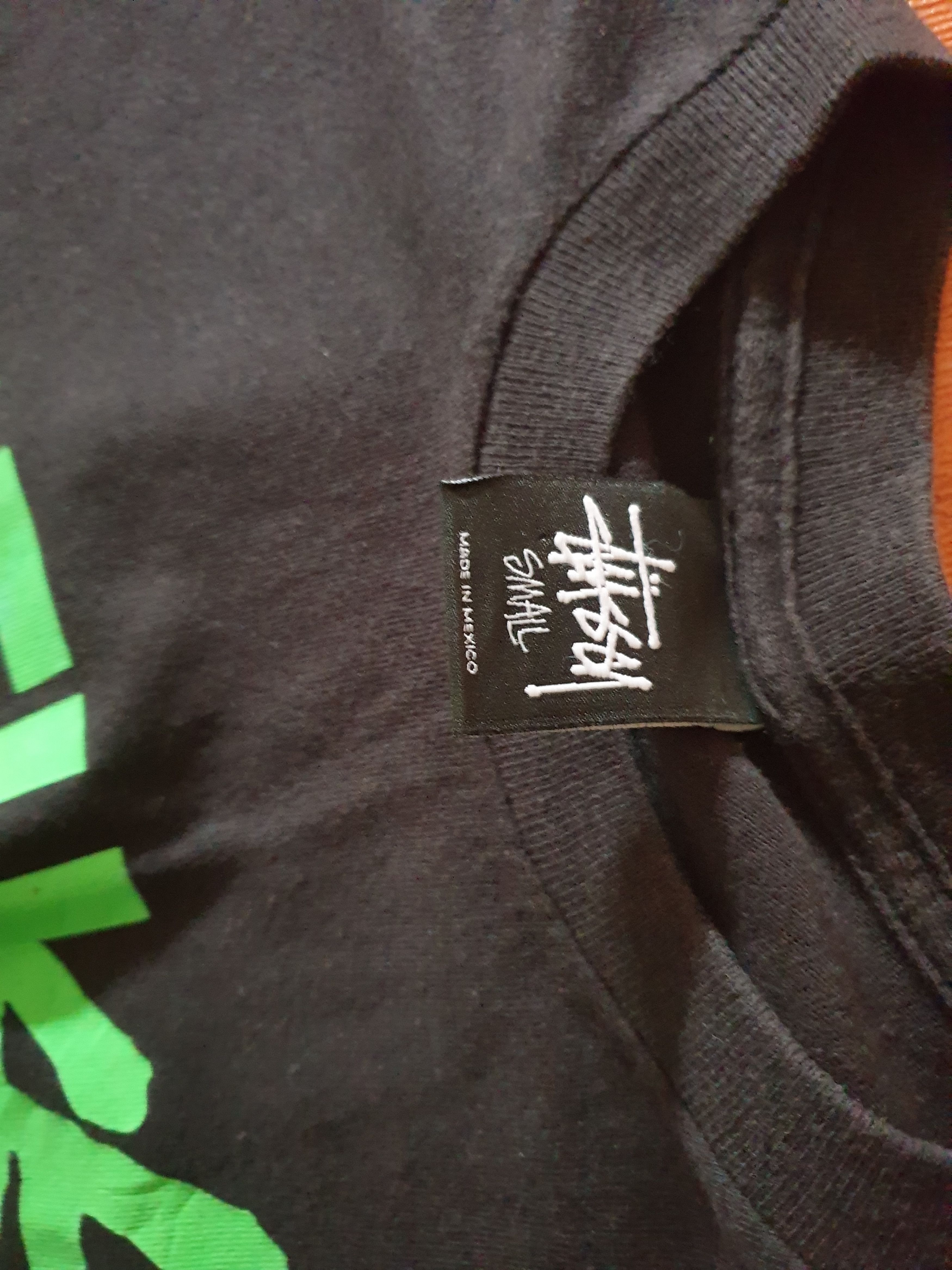 Stussy 💥Stussy green script black colour shirt Size US S / EU 44-46 / 1 - 2 Thumbnail