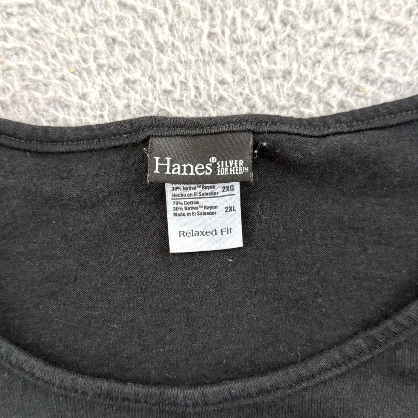 Hanes Pink Floyd The Wall Shirt Women 2XL Black Band Short Sleeve Music Concert Grunge Size XXL / US 16-18 / IT 52-54 - 6 Thumbnail
