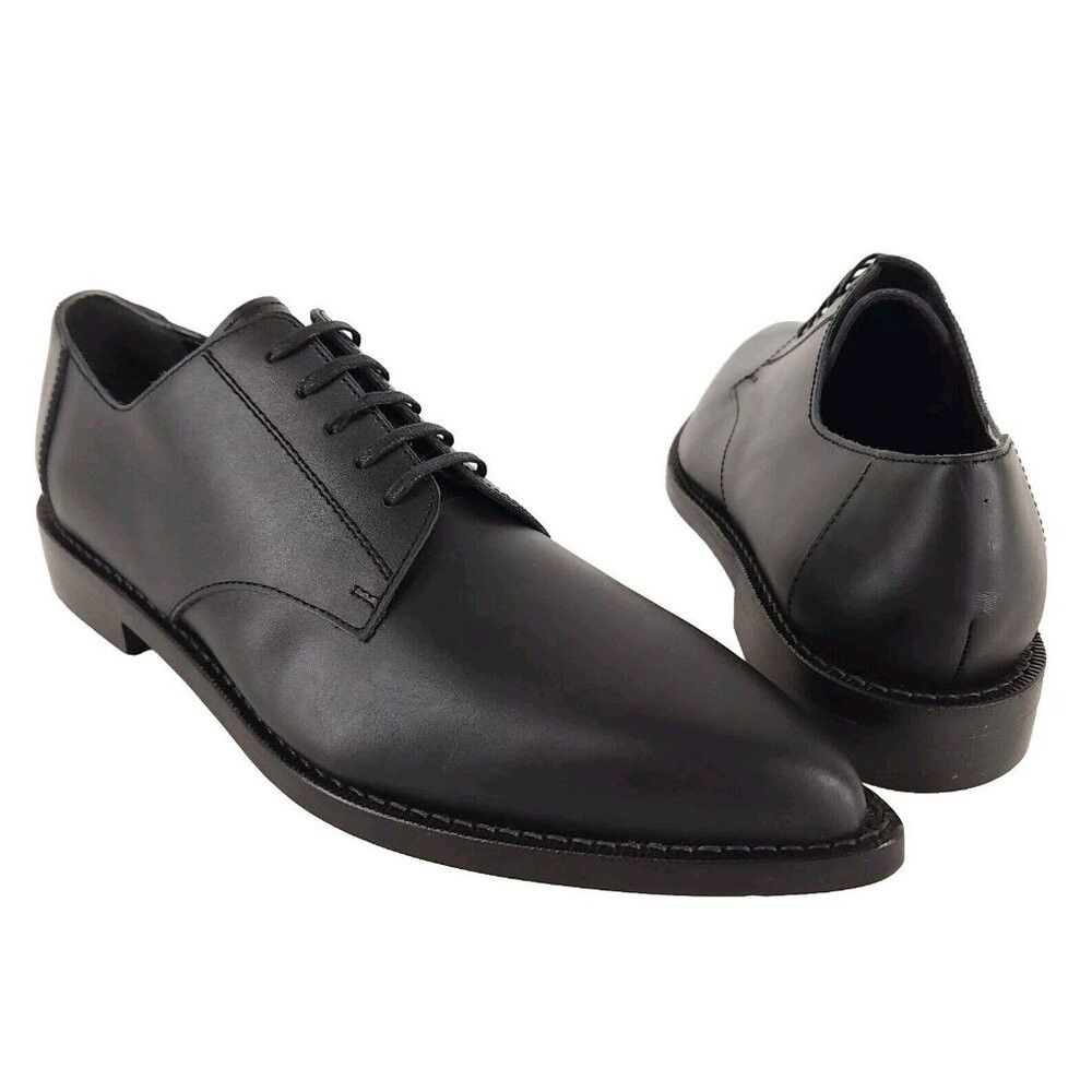 Comme des Garcons COMME des GARCONS HOMME PLUS Pointed Toe Leather Loafers 24 Size US 6 / EU 39 - 1 Thumbnail