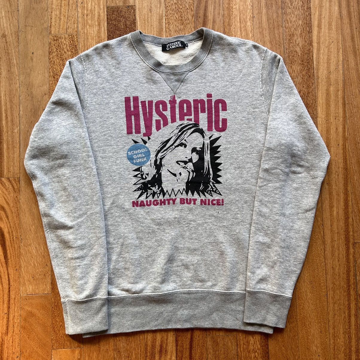 image of Hysteric Glamour Naughty But Nice Sweatshirt in Grey, Women's (Size Medium)