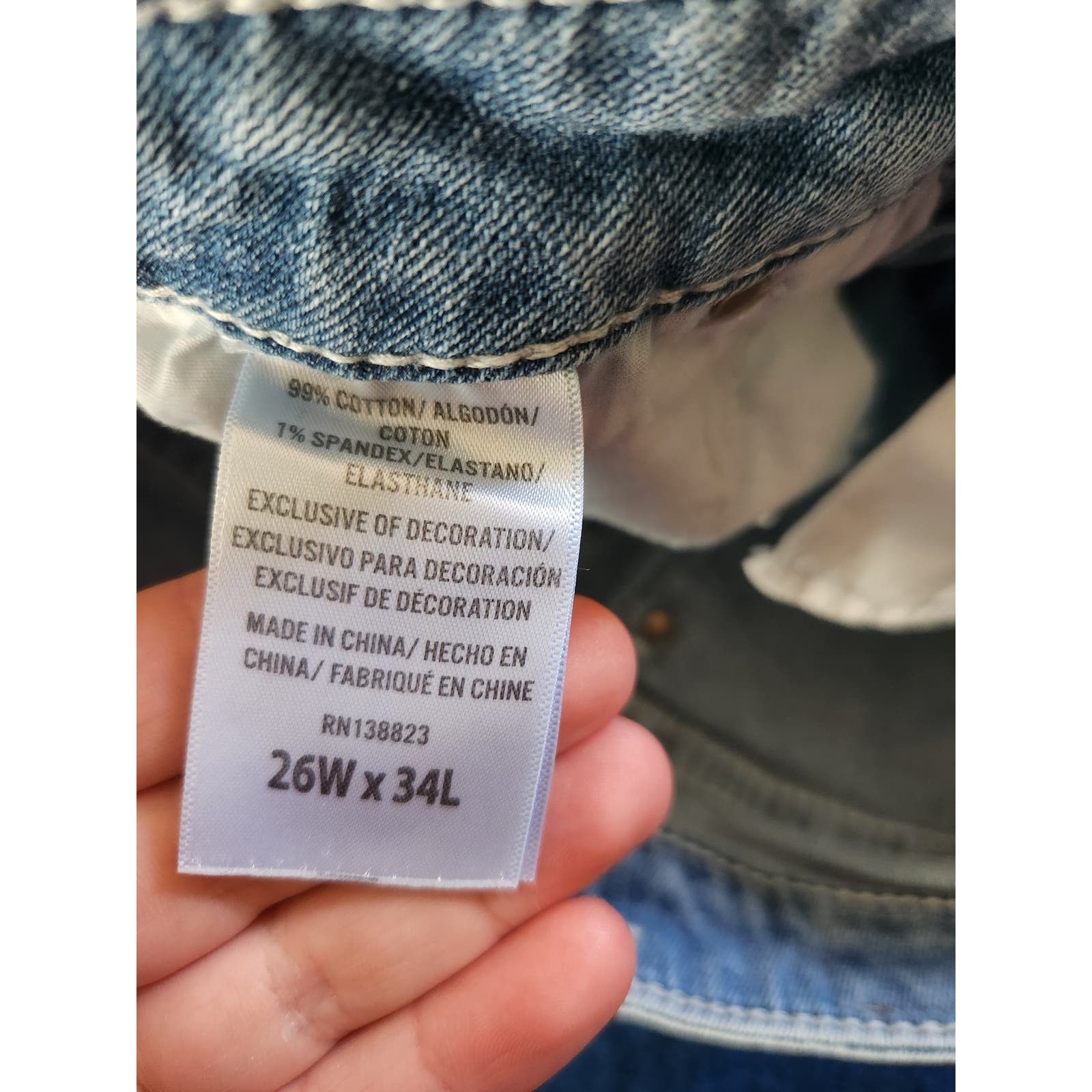 Other Shyanne Country Wide Leg Women's Light Wash Jeans 26Wx34L Size 26" / US 2 / IT 38 - 6 Thumbnail