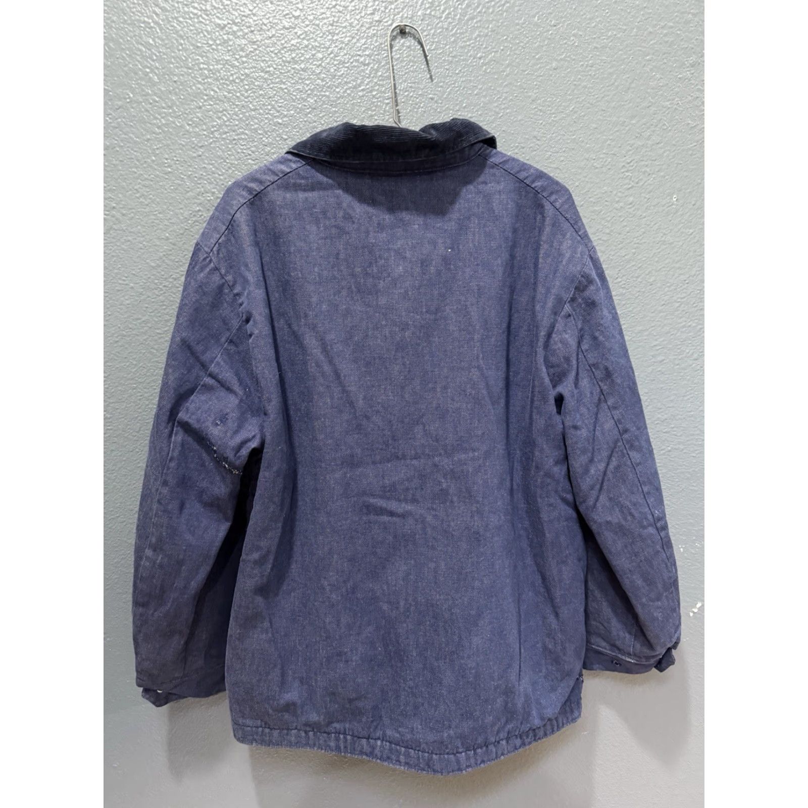 Vintage VINTAGE Blue Bell Coat Denim Cotton Chore Blue Lined 70s 44 Men’s Sz 44 Overcoat Size US S / EU 44-46 / 1 - 5 Thumbnail