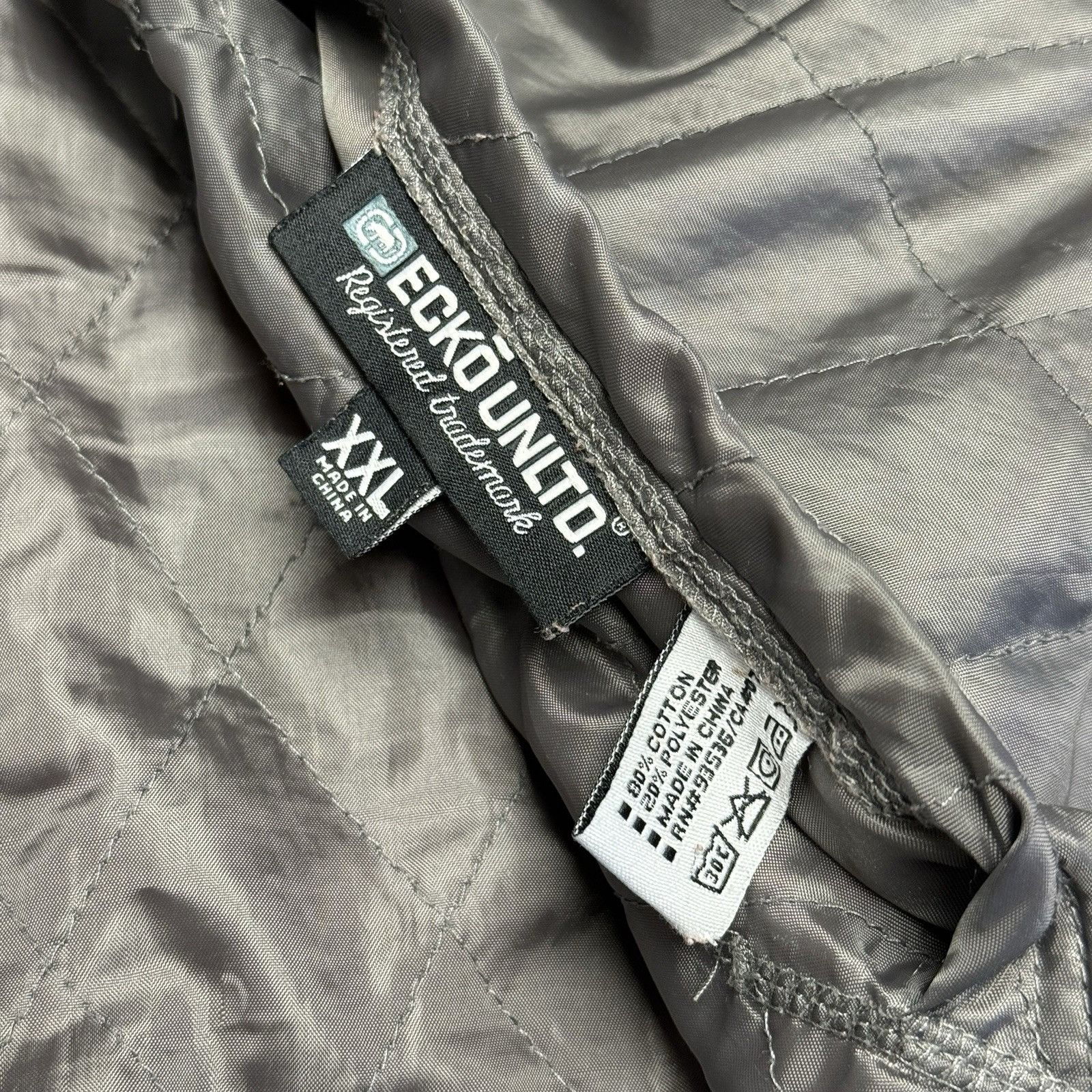 Ecko Unltd. Vintage Ecko Unltd Hoodie Mens 2XL 31x30 Satin Reversible Sw Size US XXL / EU 58 / 5 - 17 Thumbnail