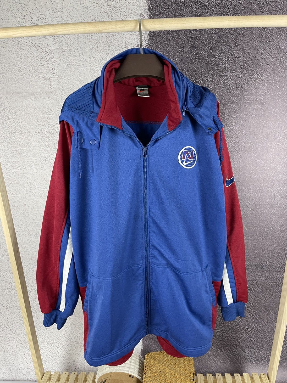 Nike Nike vintage 90s hype swoosh logo track top jacket rare Size US XXL / EU 58 / 5 - 1 Thumbnail