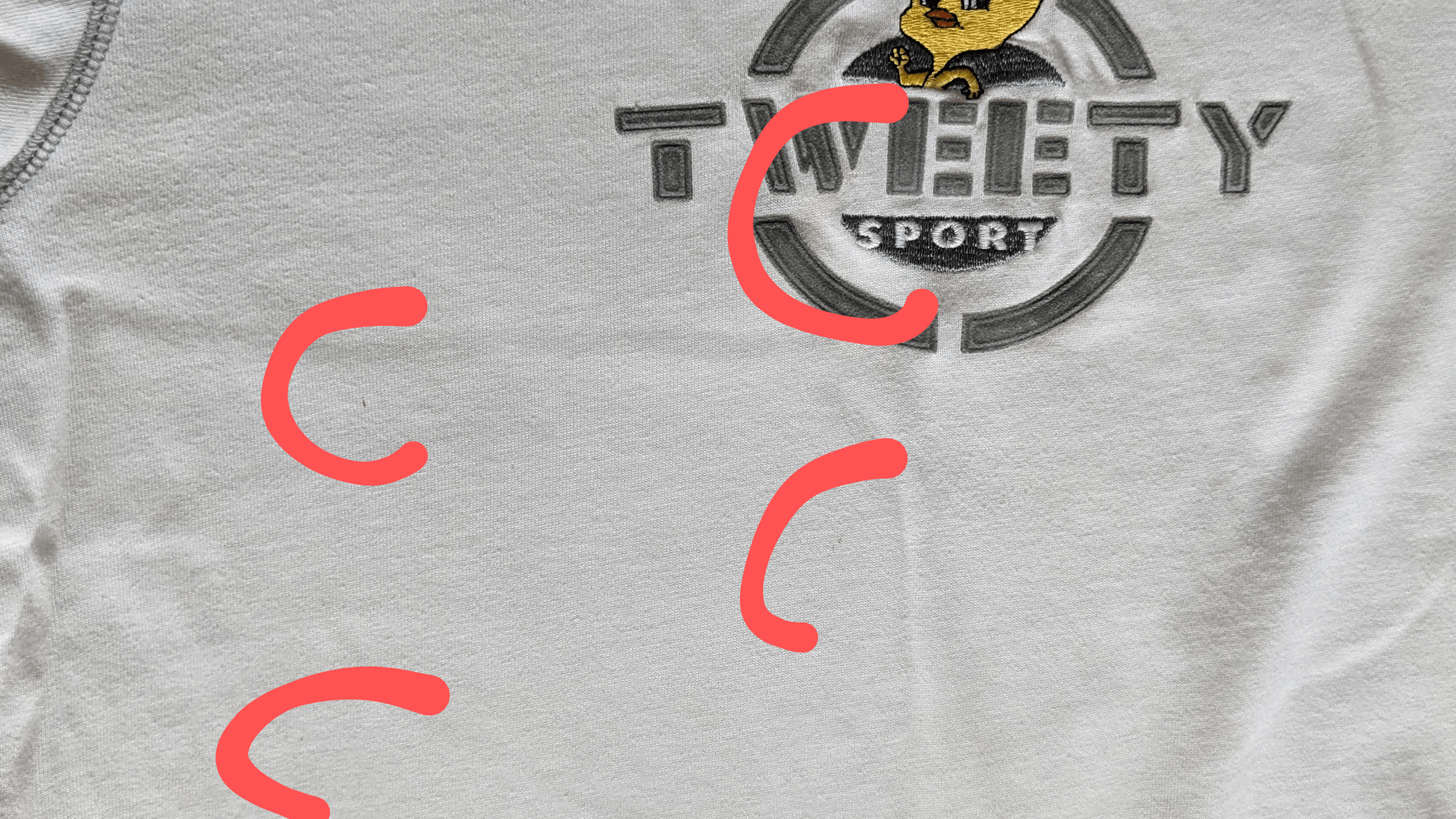 Warner Bros Vintage 2000s Tweety T-Shirt Size S White Size US S / EU 44-46 / 1 - 8 Thumbnail